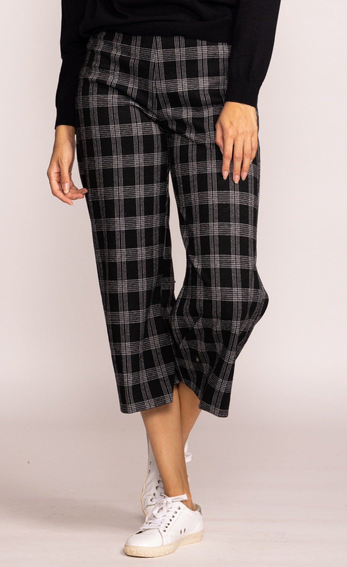 The Nadia Pants BLK/WHT