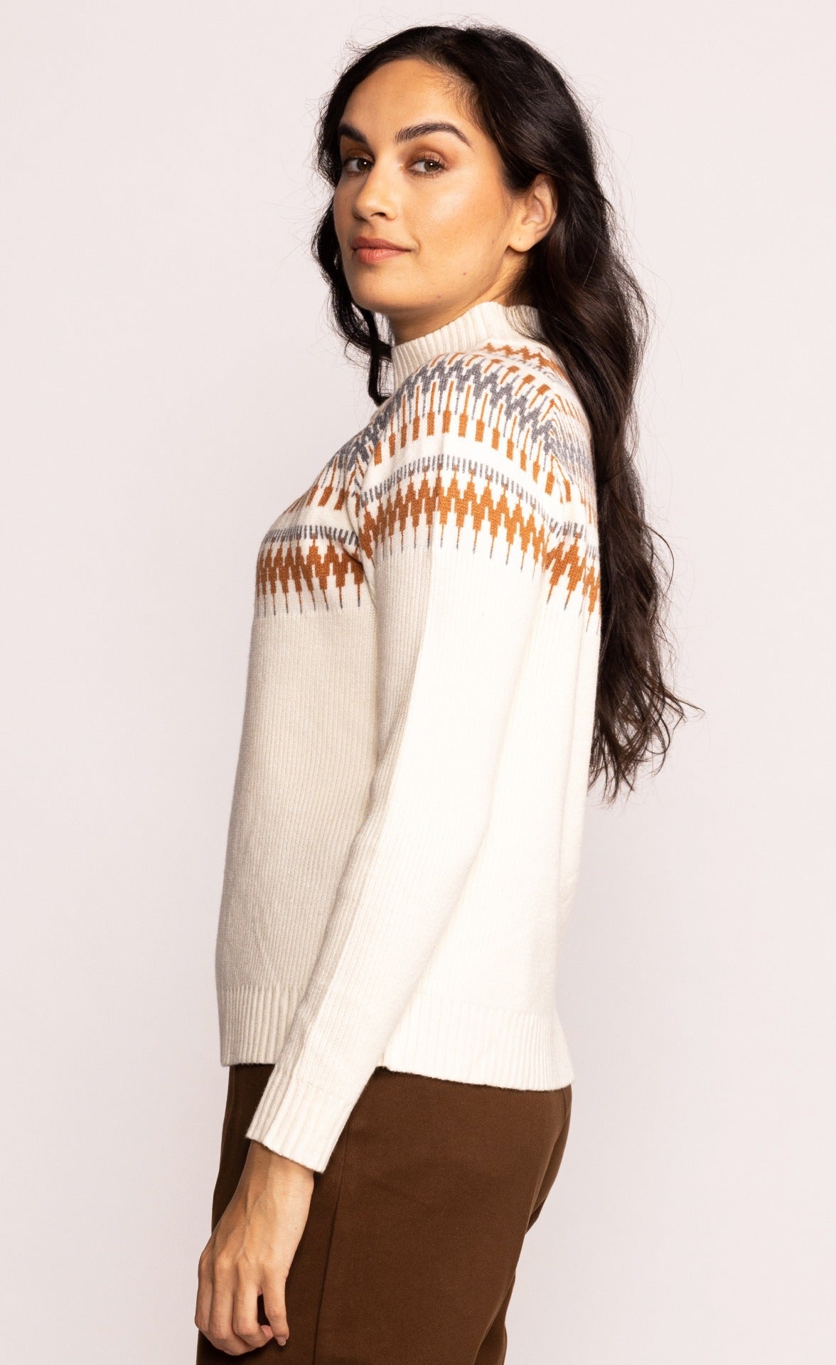 The Carol Sweater White