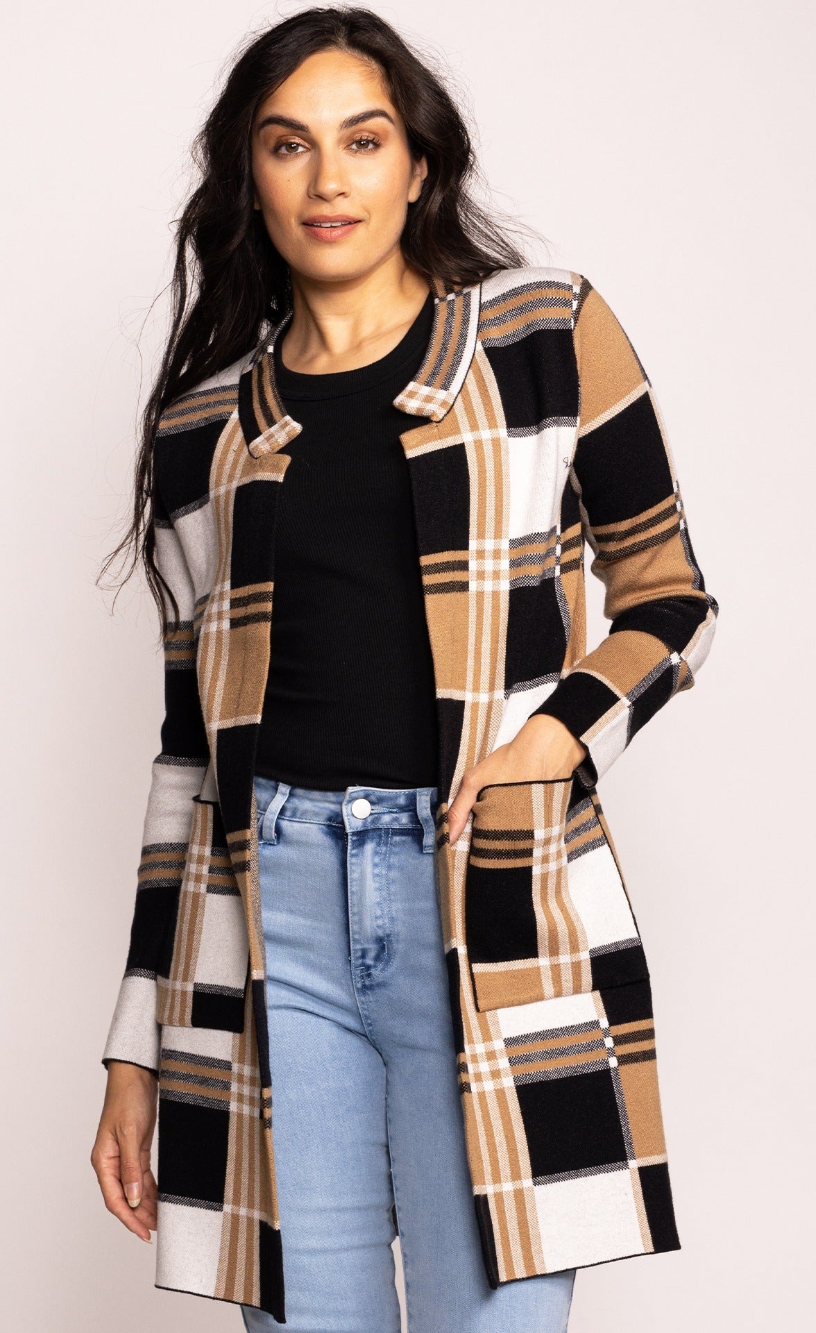 The Harmon Cardigan - Brown - Pink Martini Collection