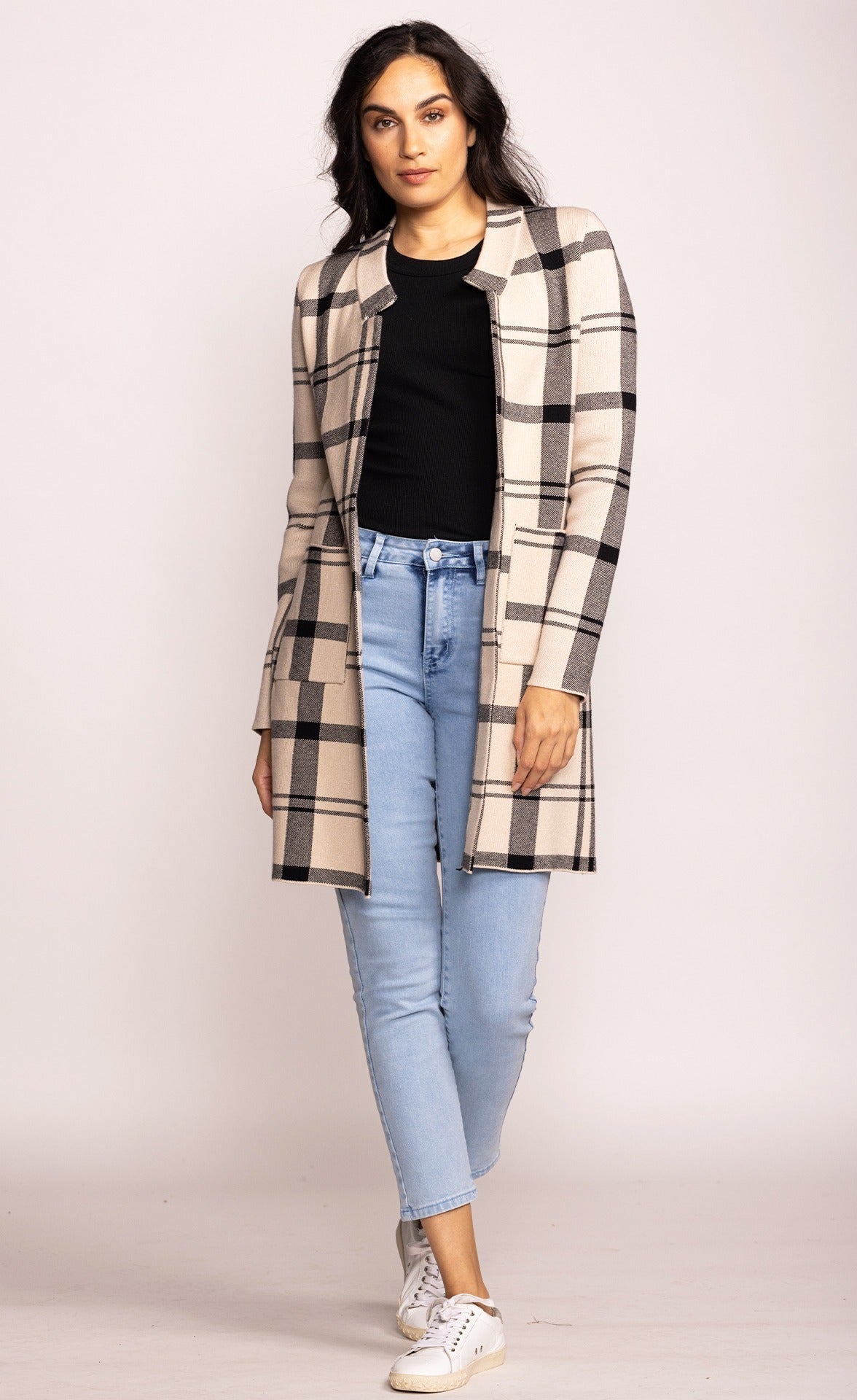 The Harmon Cardigan - Beige - Pink Martini Collection