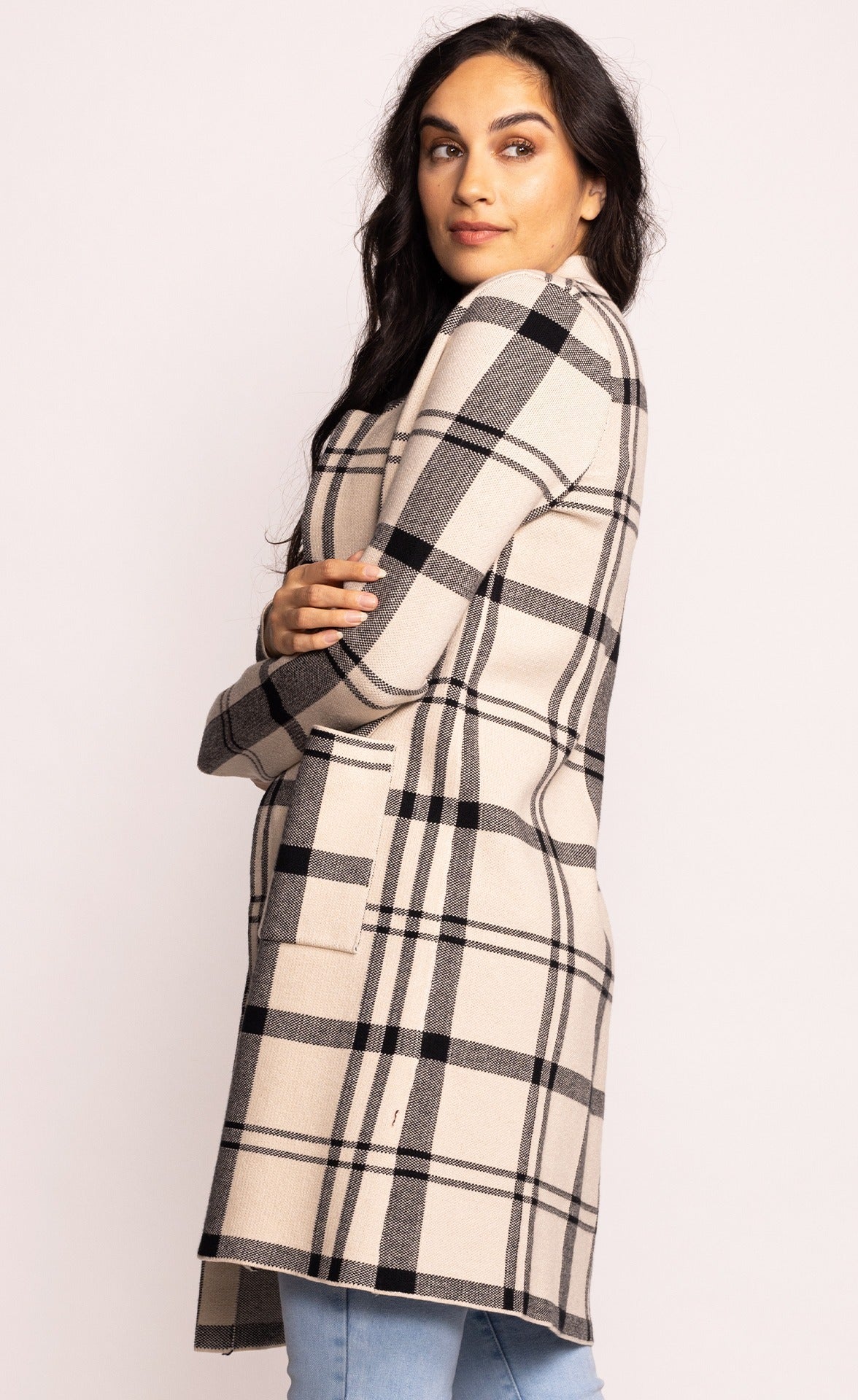 The Harmon Cardigan - Beige - Pink Martini Collection