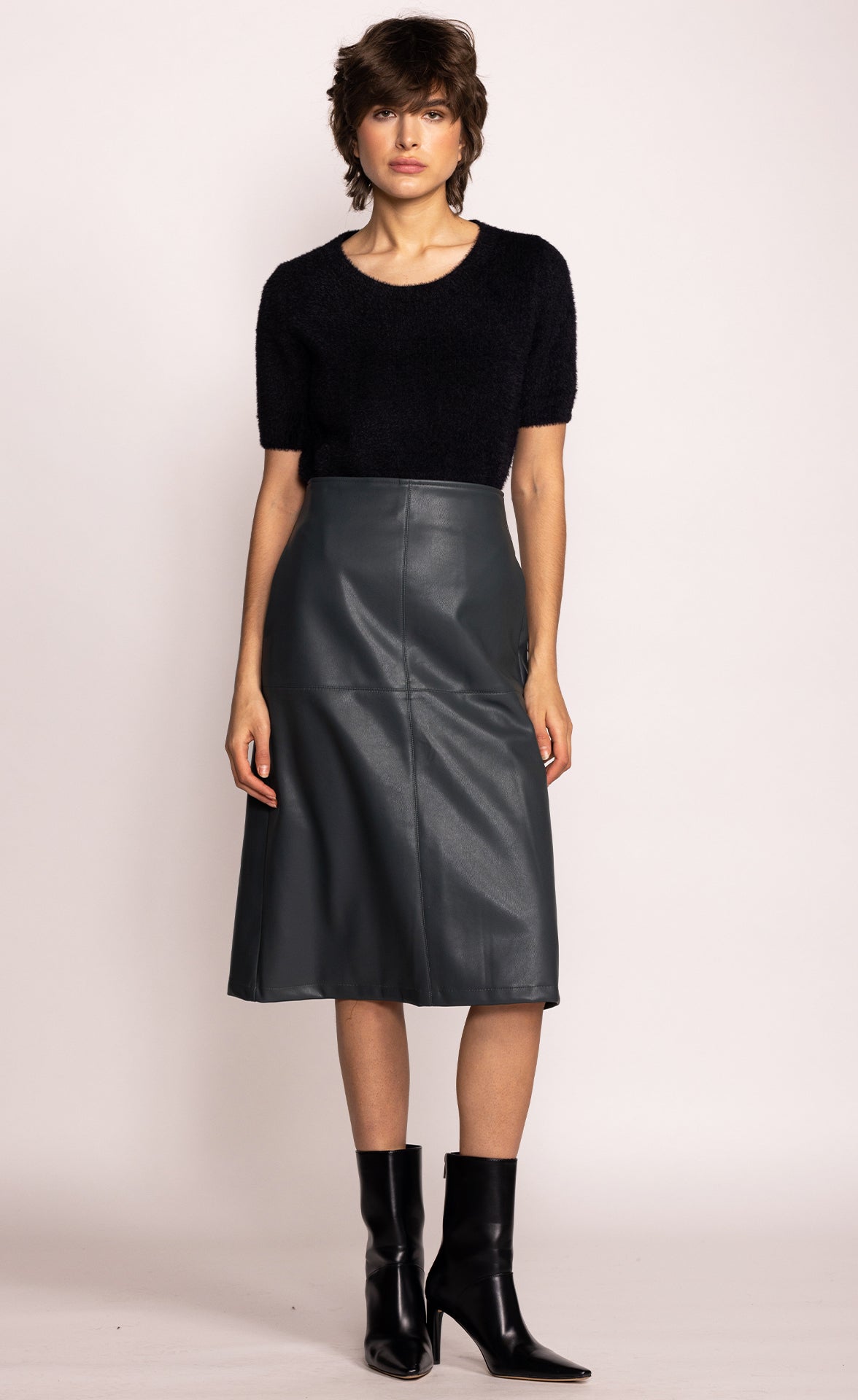 The Peyton Skirt - Green - Pink Martini Collection