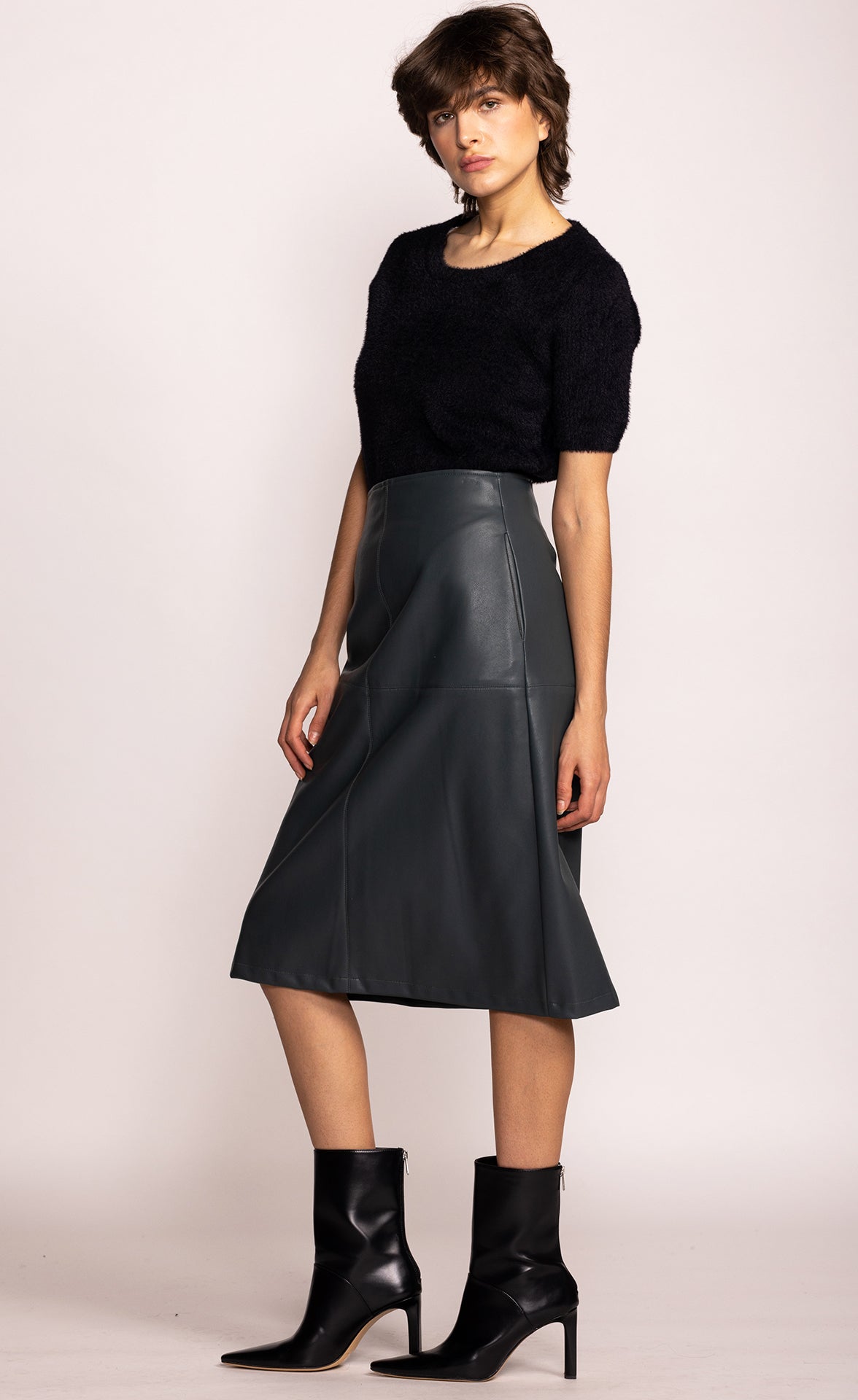 The Peyton Skirt - Green - Pink Martini Collection