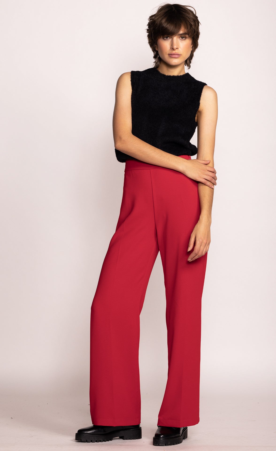 The Liliana Pants - Red - Pink Martini Collection