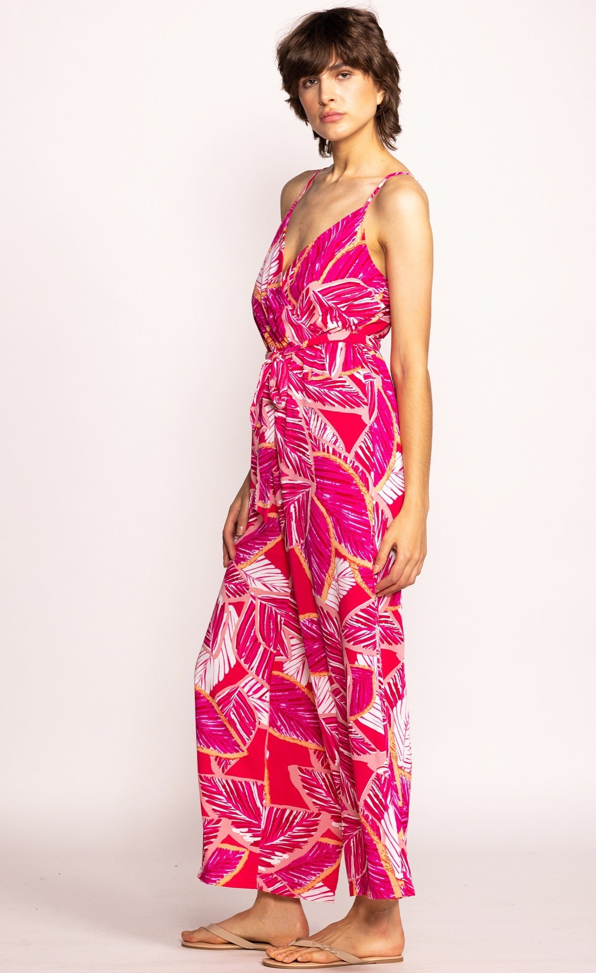 The Noelle Jumpsuit Pink - Pink Martini Collection