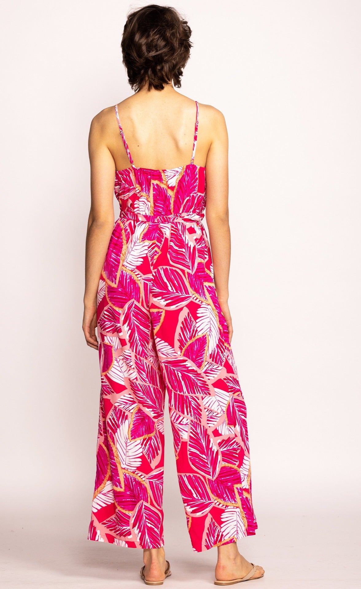 The Noelle Jumpsuit Pink - Pink Martini Collection