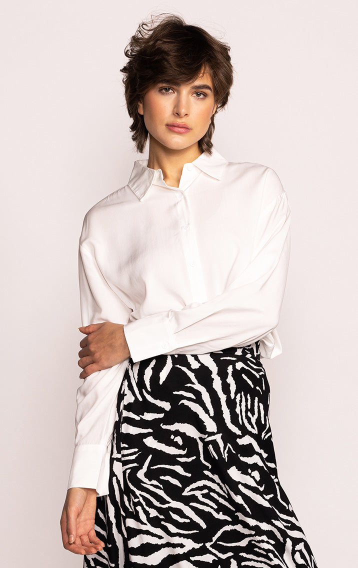 The Lexie Top - White (pre-order) - Pink Martini Collection