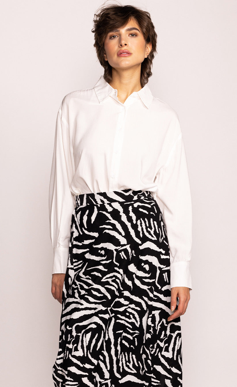 The Lexie Top - White (pre-order) - Pink Martini Collection