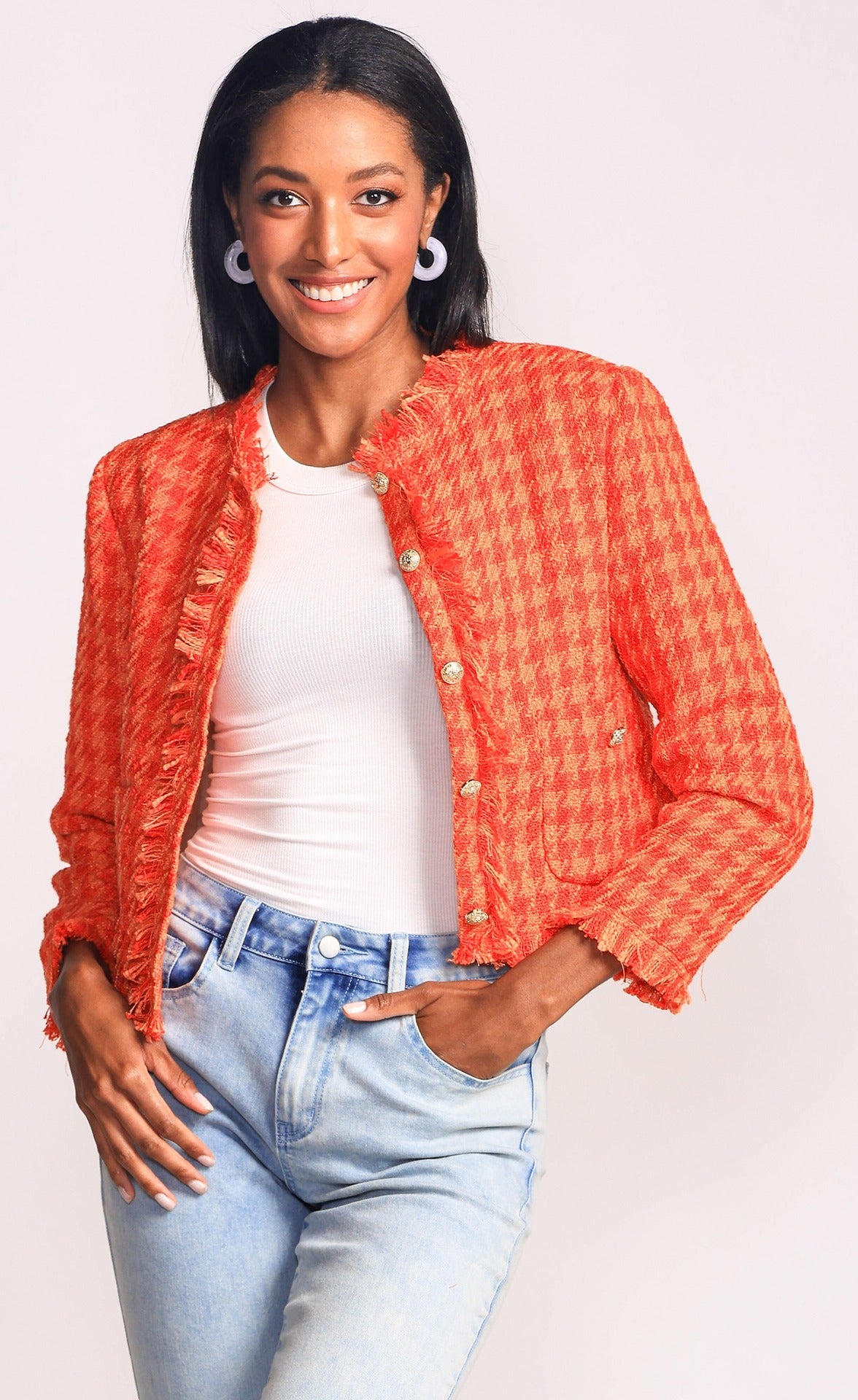 Mindi Jacket - Orange