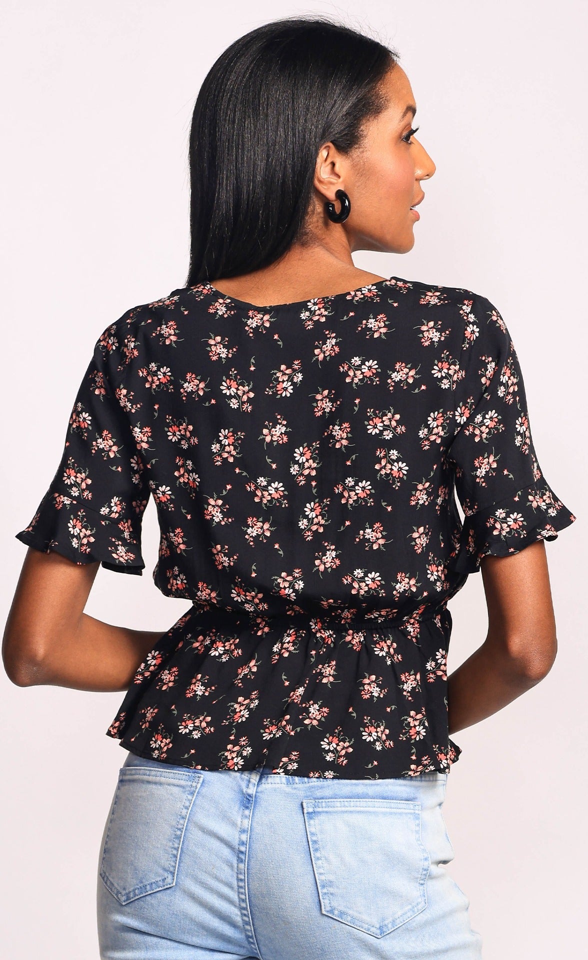 In Bloom Top - Black