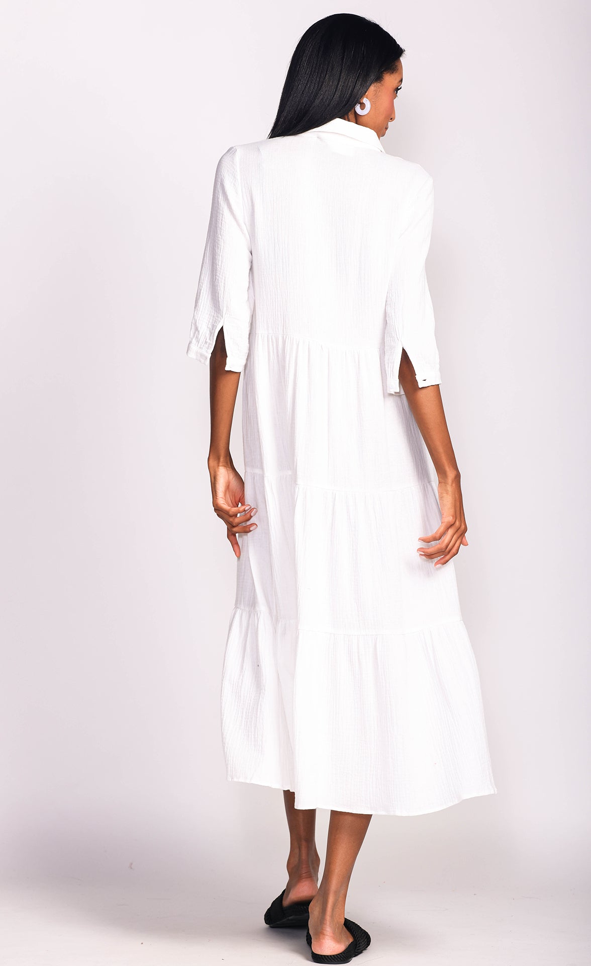 Deloris Dress - White