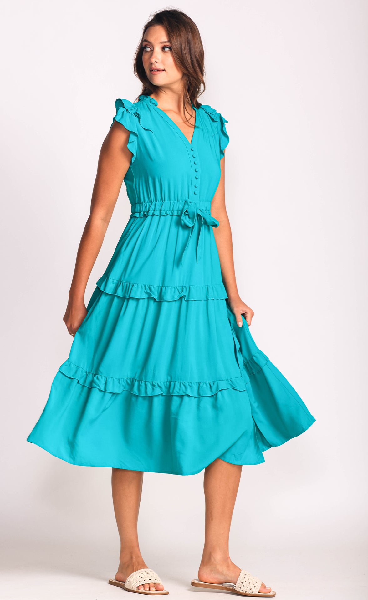 Marguerite Dress - Green