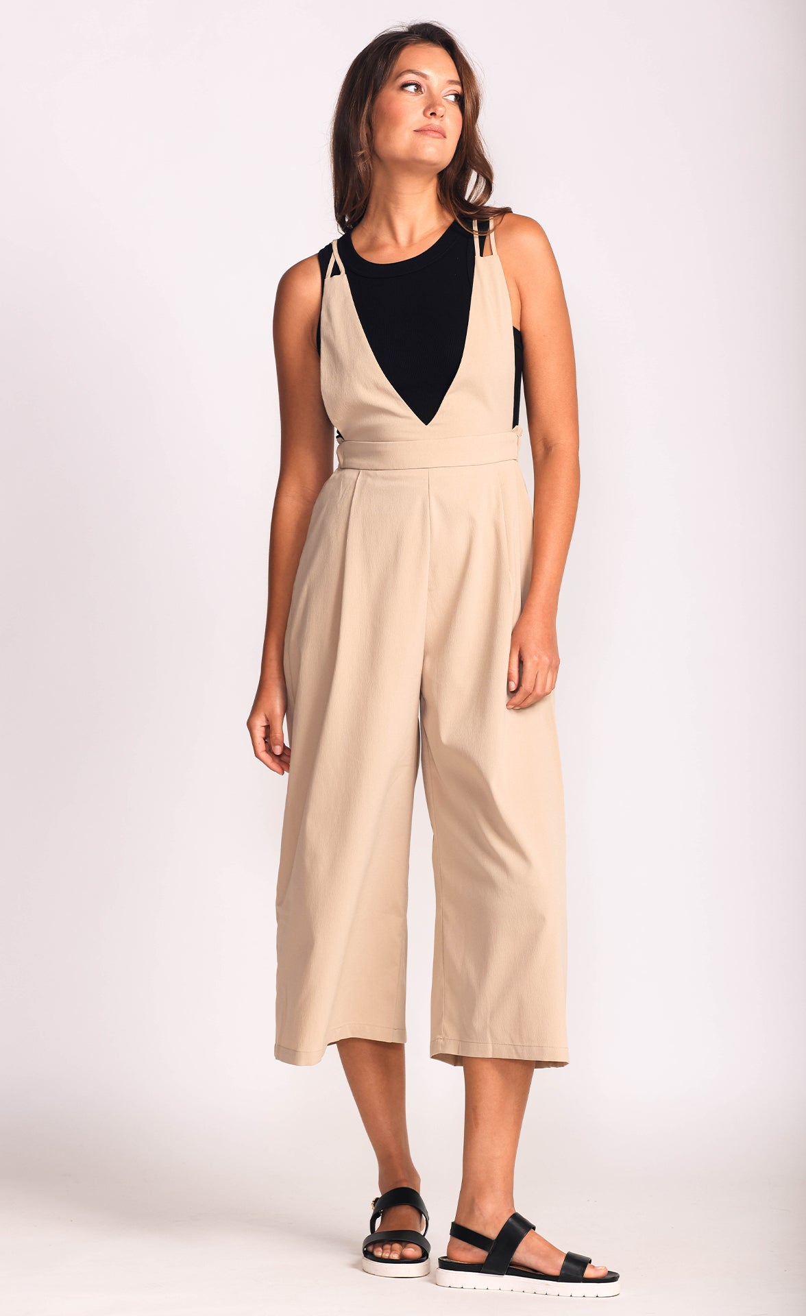 Ella Jumpsuit - Beige