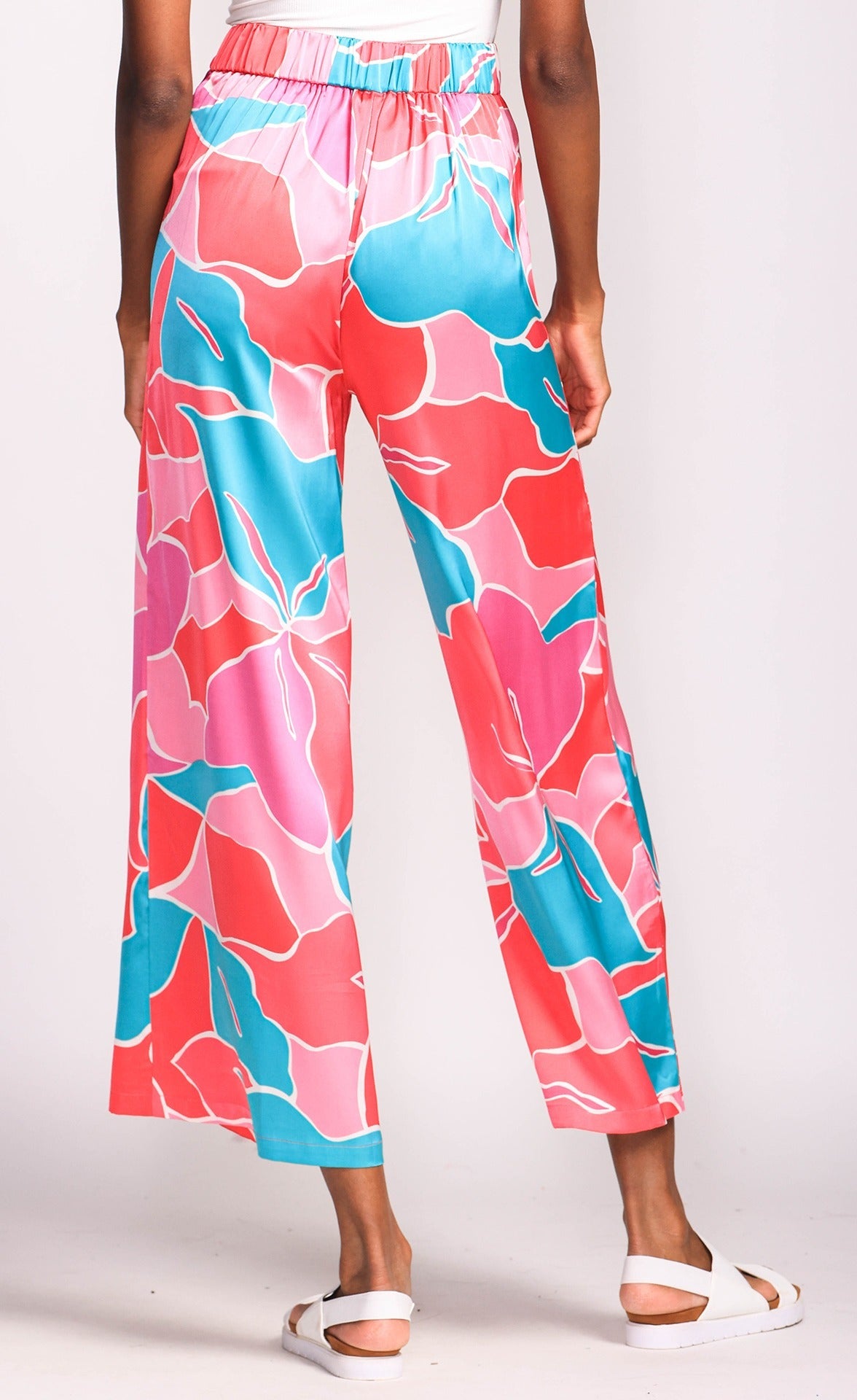 Katie Rose pink Blair 2pc velvet pants set