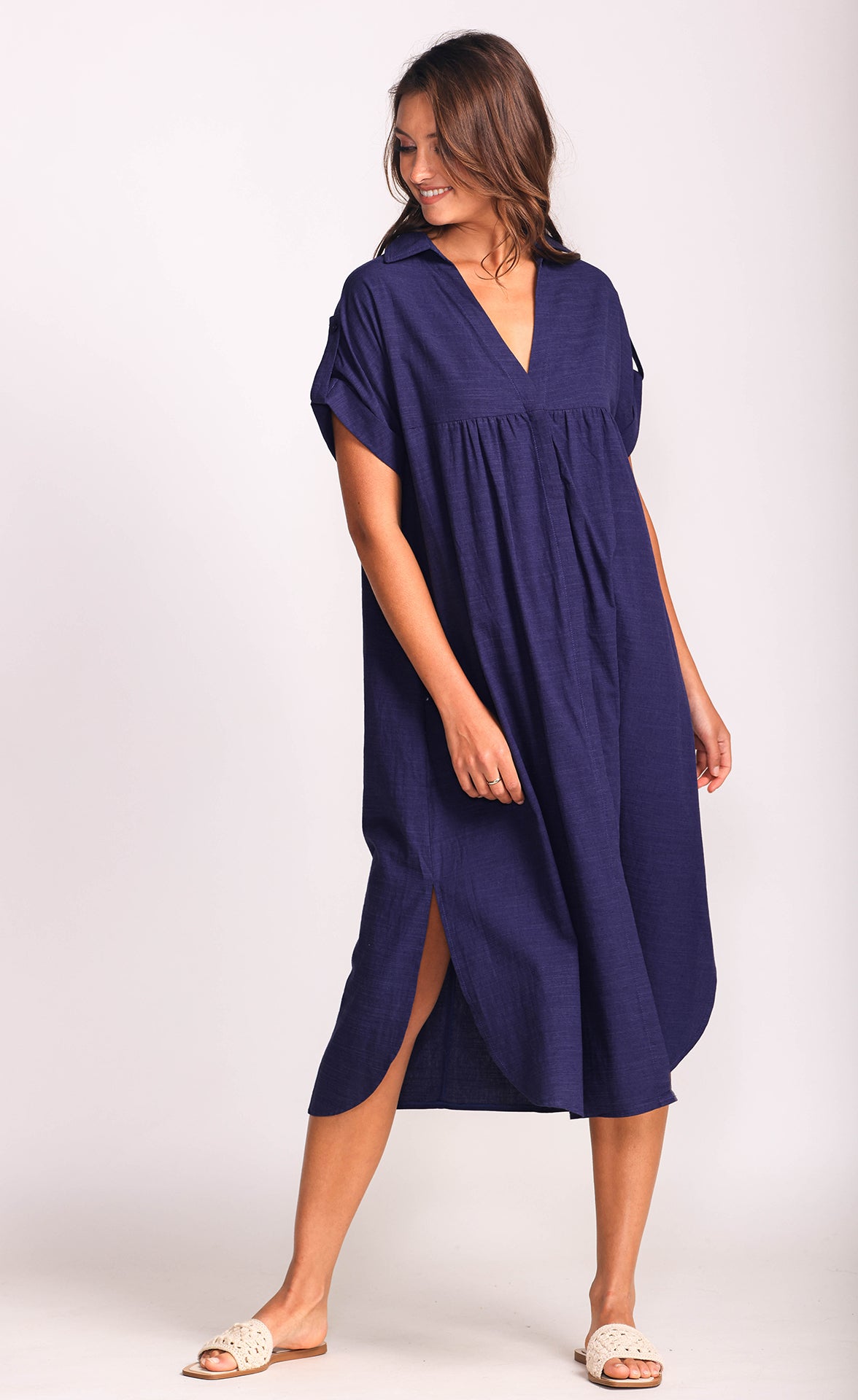 Beatrice Dress - Navy