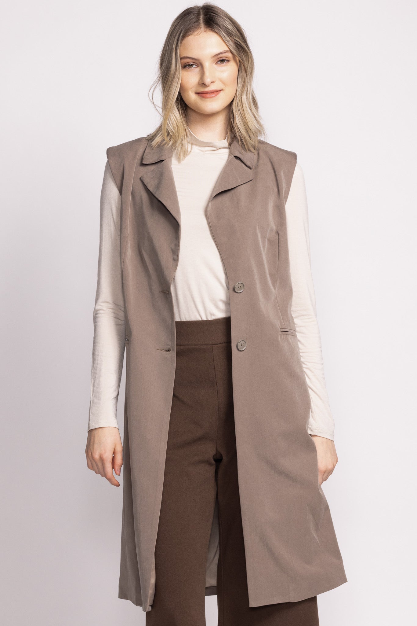 Leia Vest - Sage