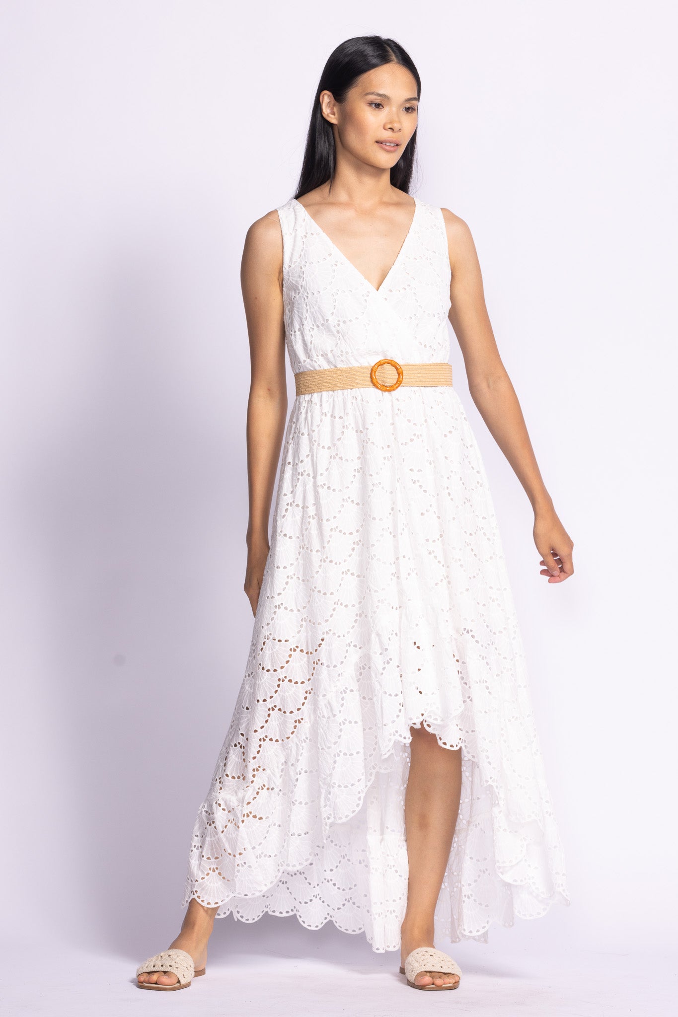 Sutton Dress White