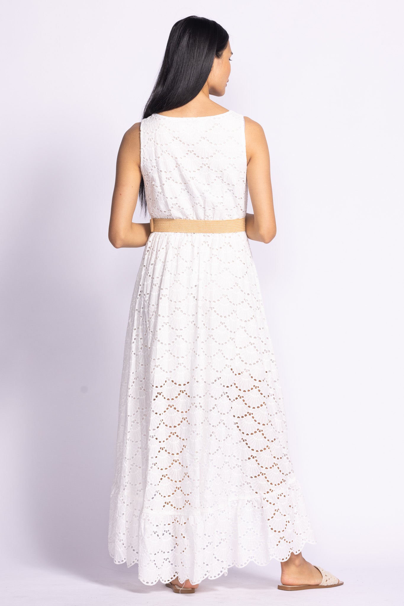 Sutton Dress White