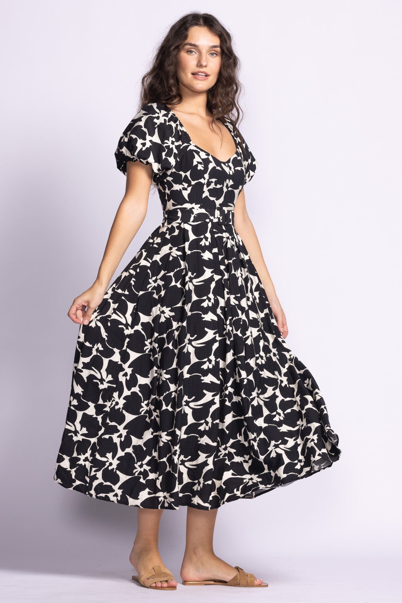 Rachel Dress Black Floral