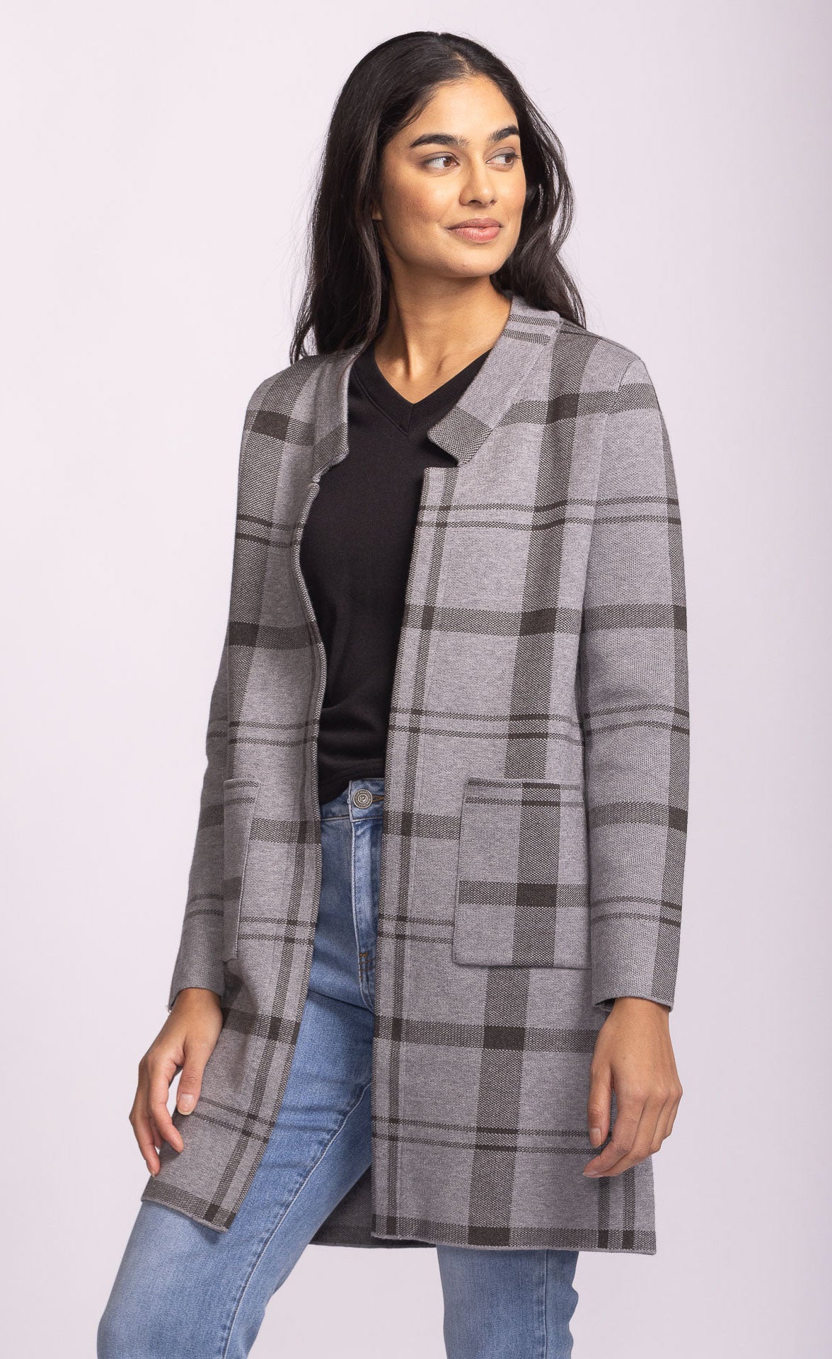 Harmon Cardi Grey