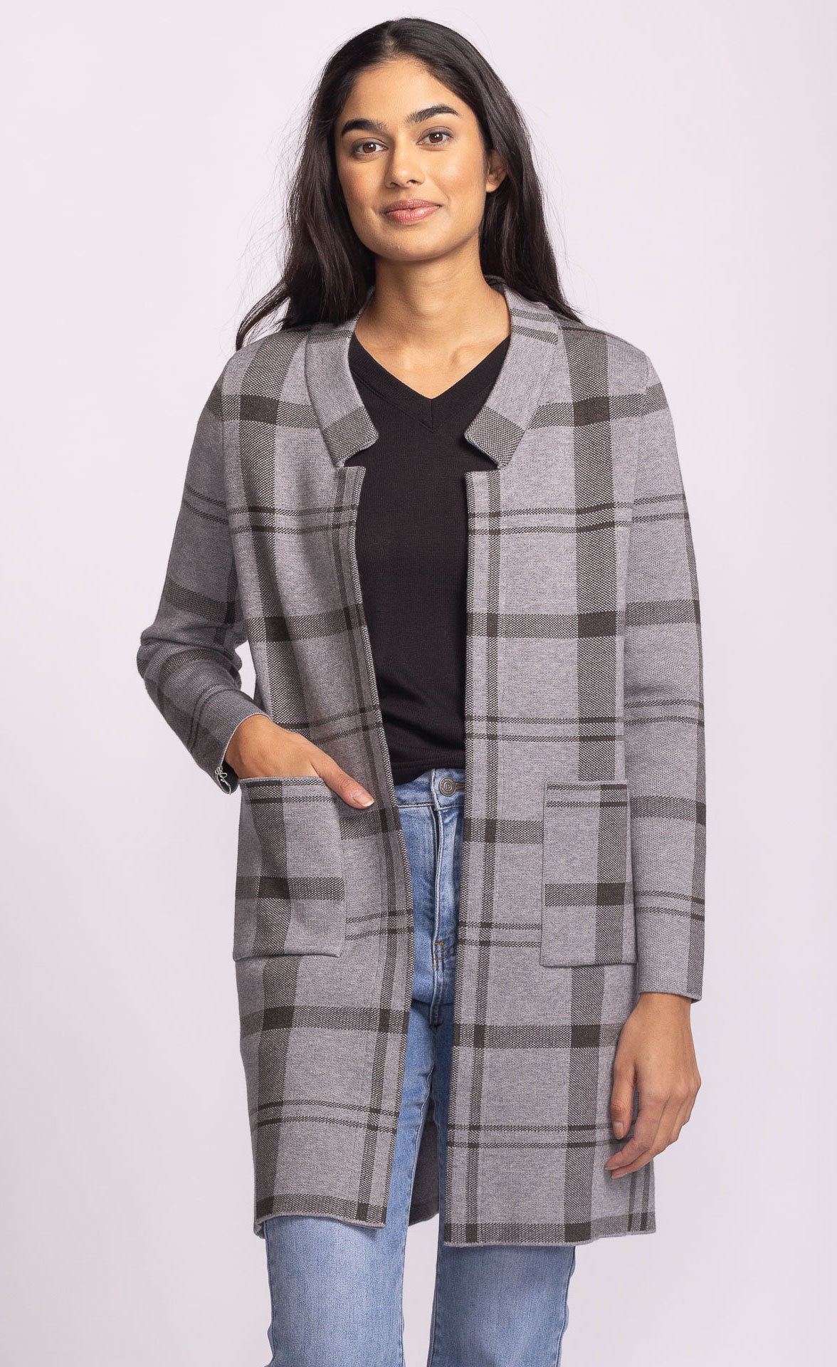 Harmon Cardi Grey