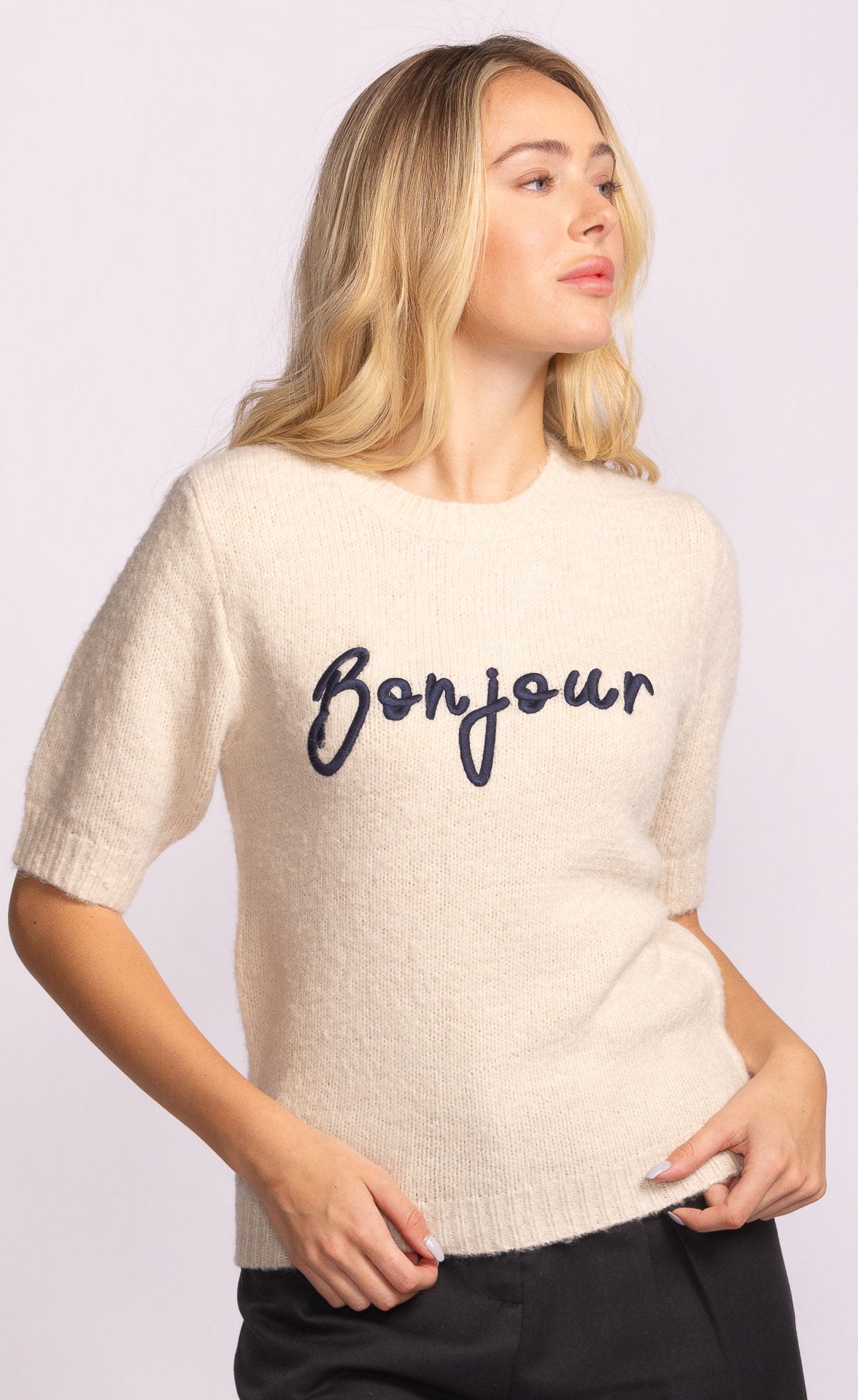 Bonjour Sweater Beige
