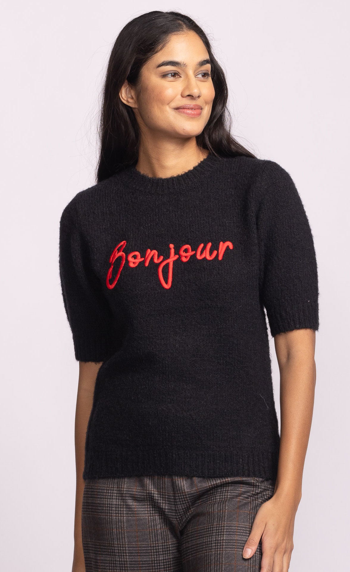 Bonjour Sweater Black