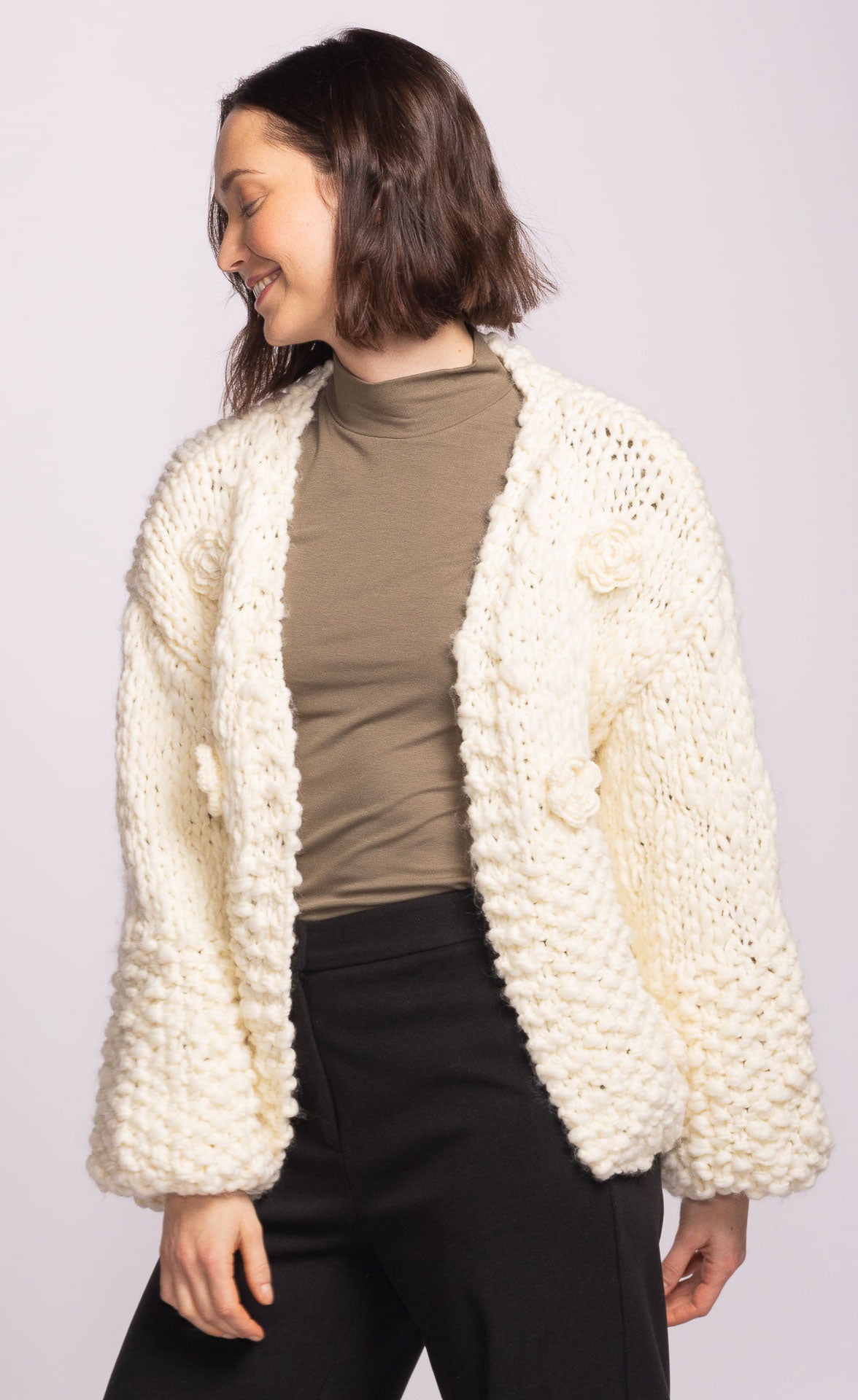 Hazel Sweater White