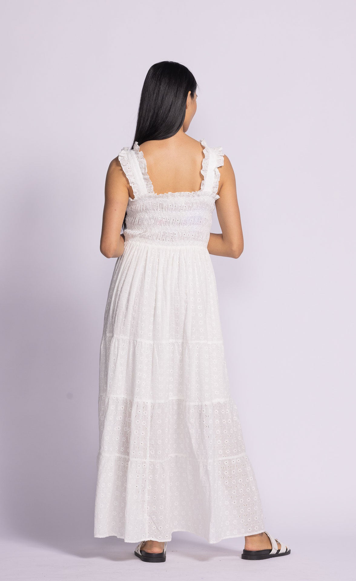 Amber Dress White
