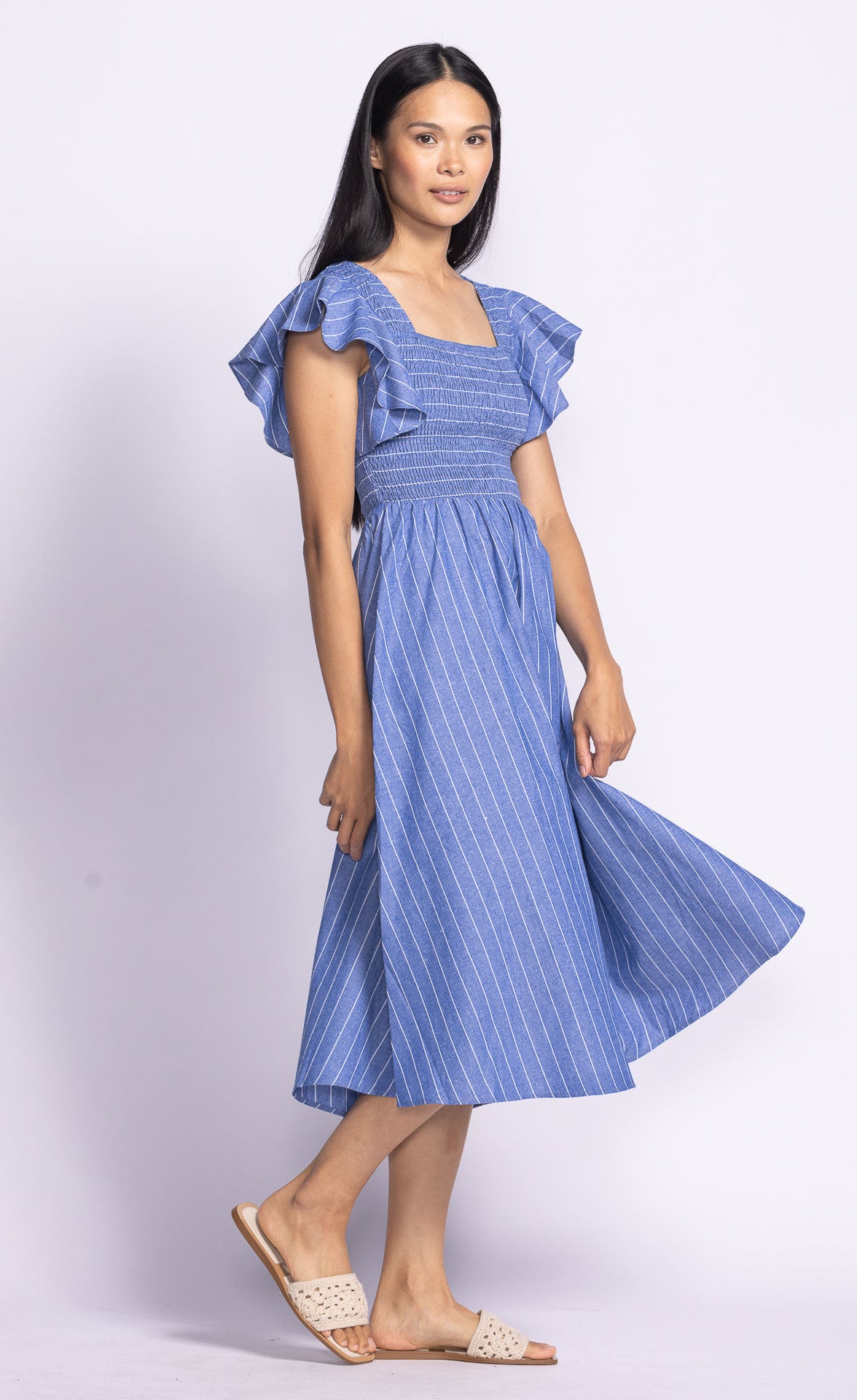 Camille Dress Blue