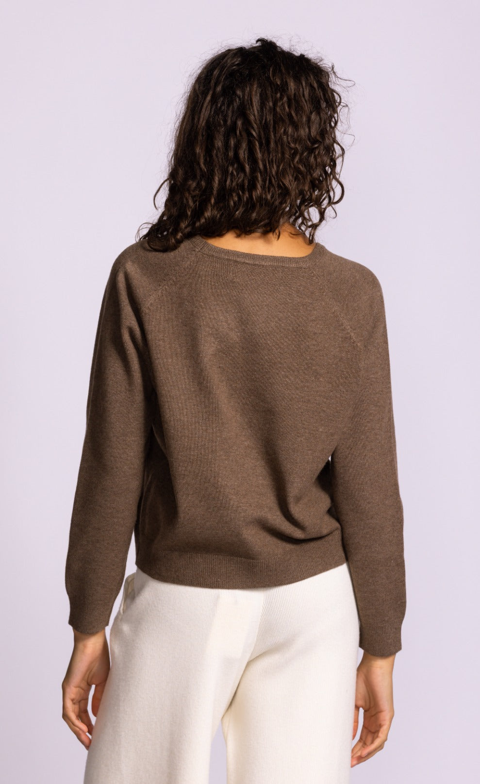 Lita Raglan Sweater Brown