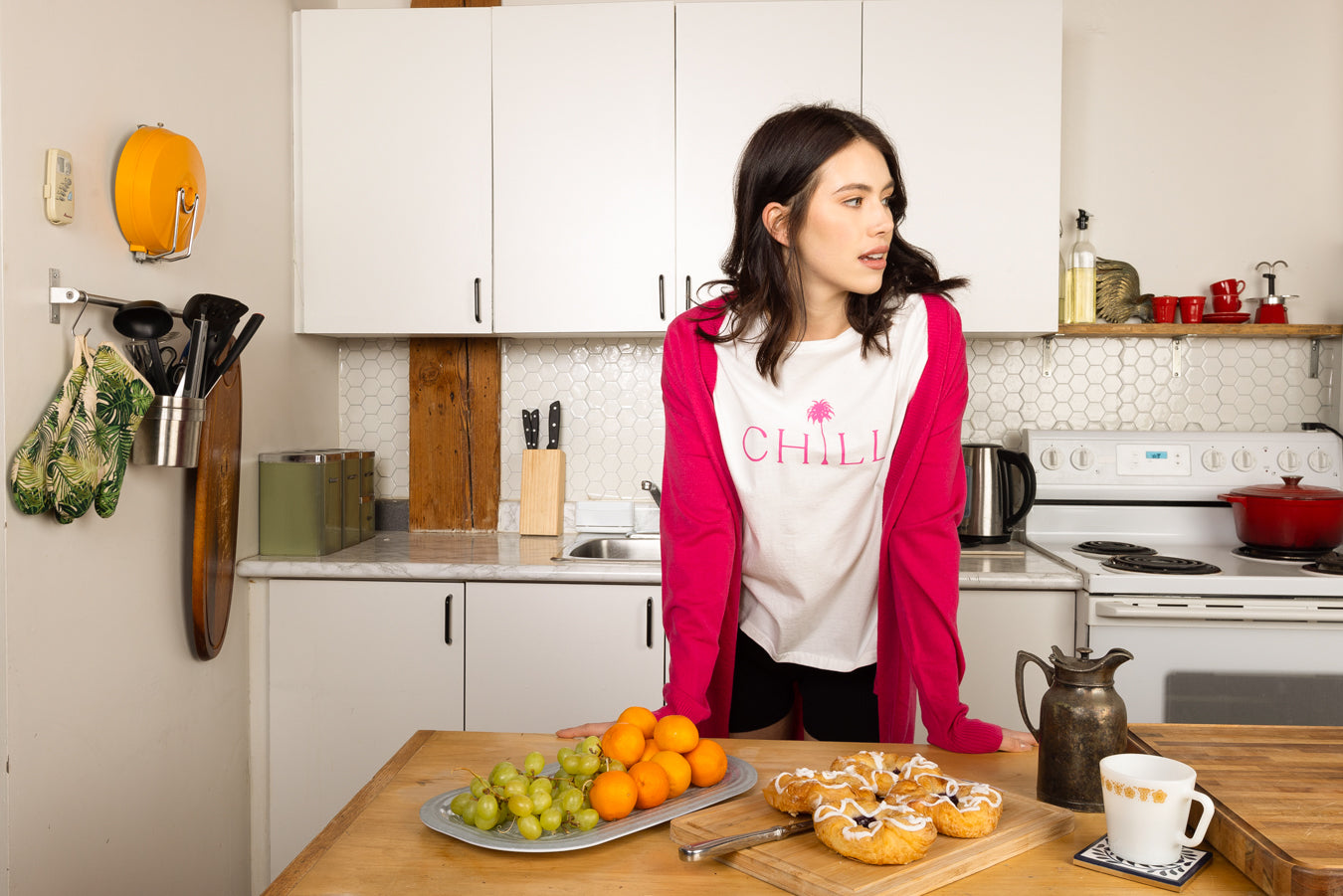 Cozy Sunday Cardi - Pink - Pink Martini Collection