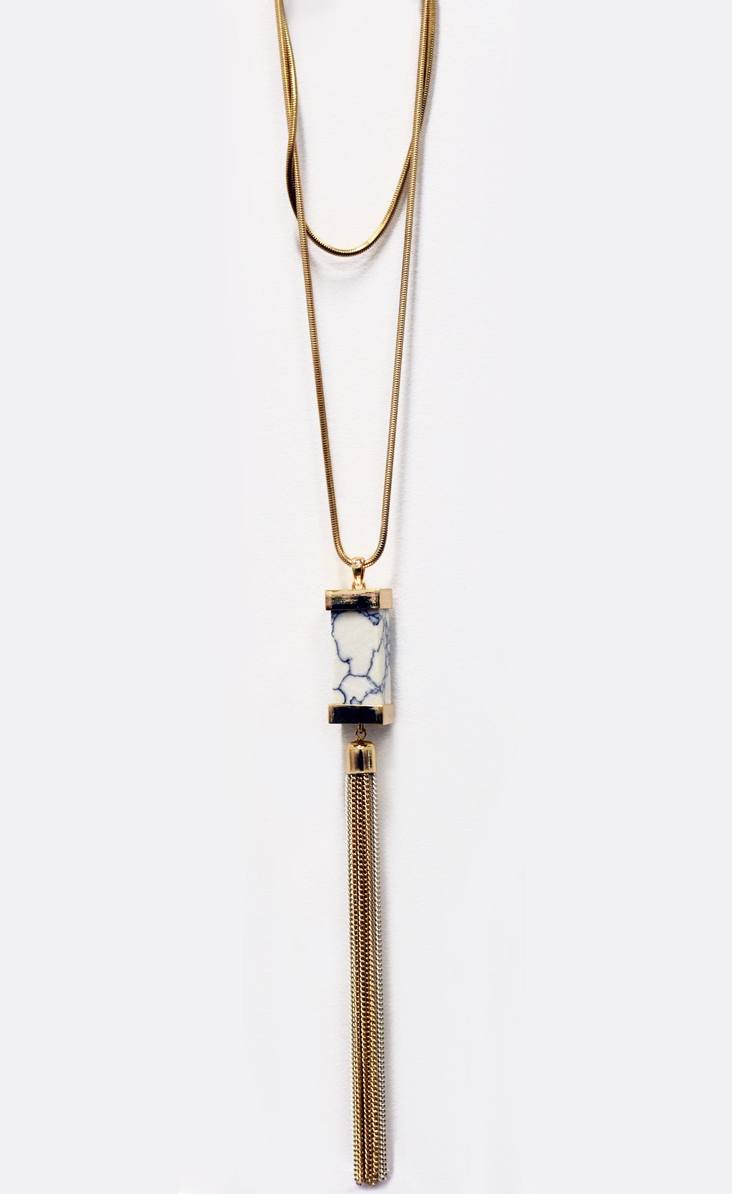 Marble Pendant Necklace - Pink Martini Collection