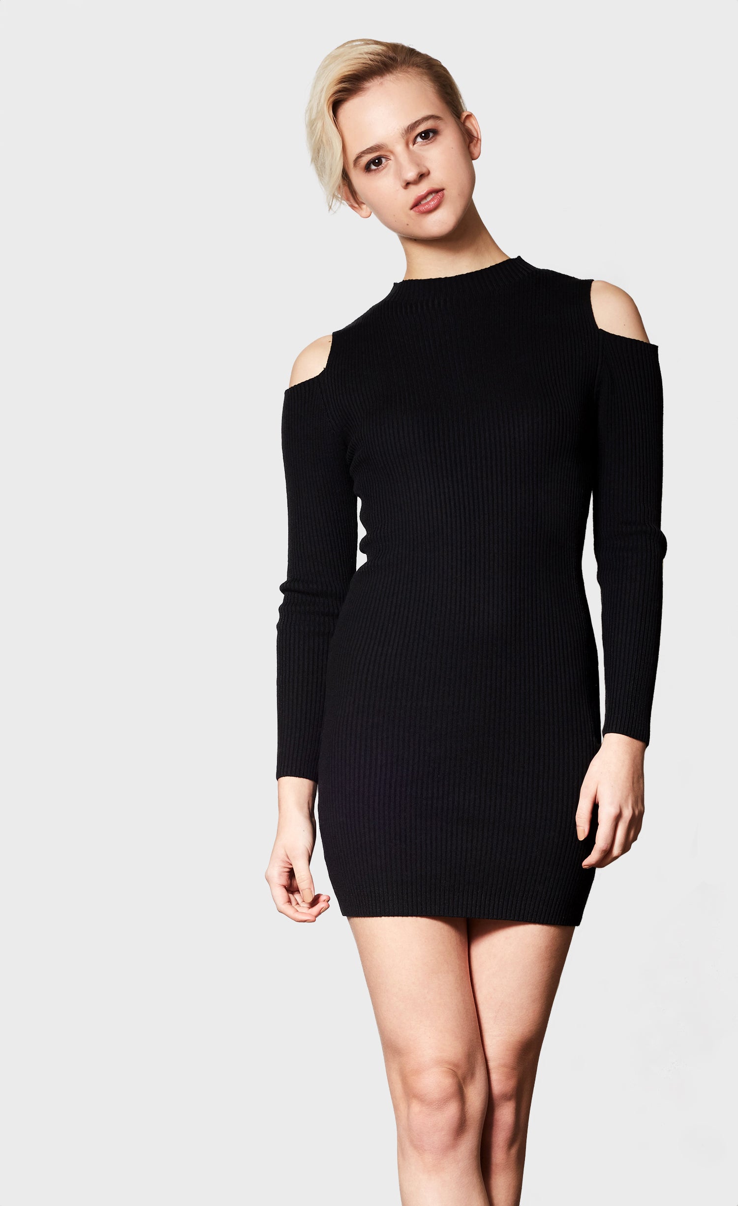 Cold Shoulder Dress - Pink Martini Collection