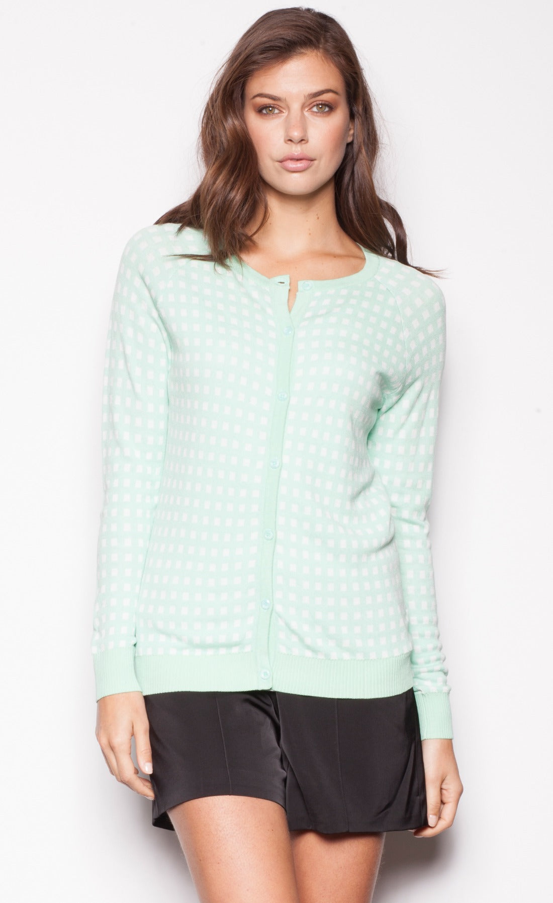 High Check Sweater - Pink Martini Collection