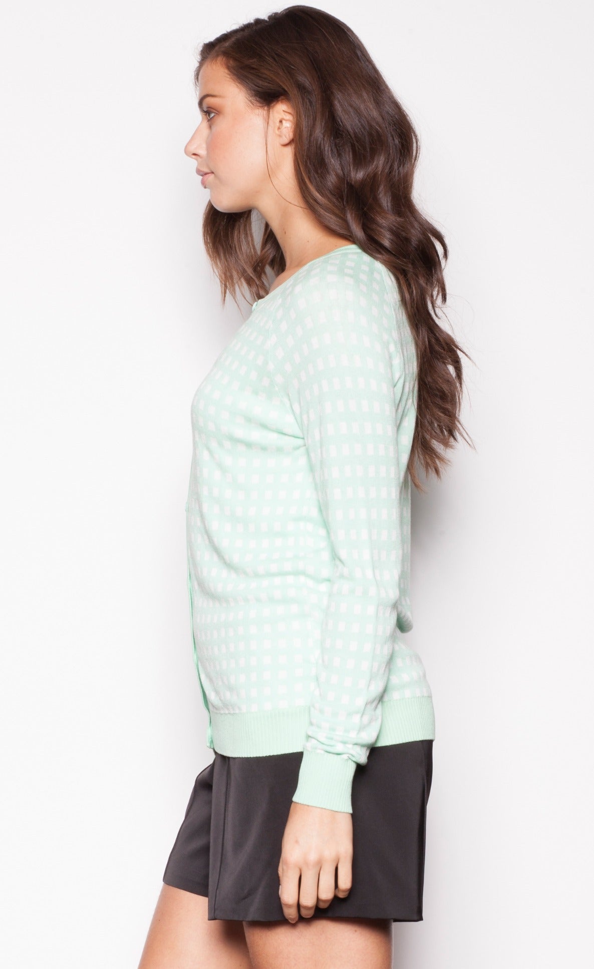 High Check Sweater - Pink Martini Collection