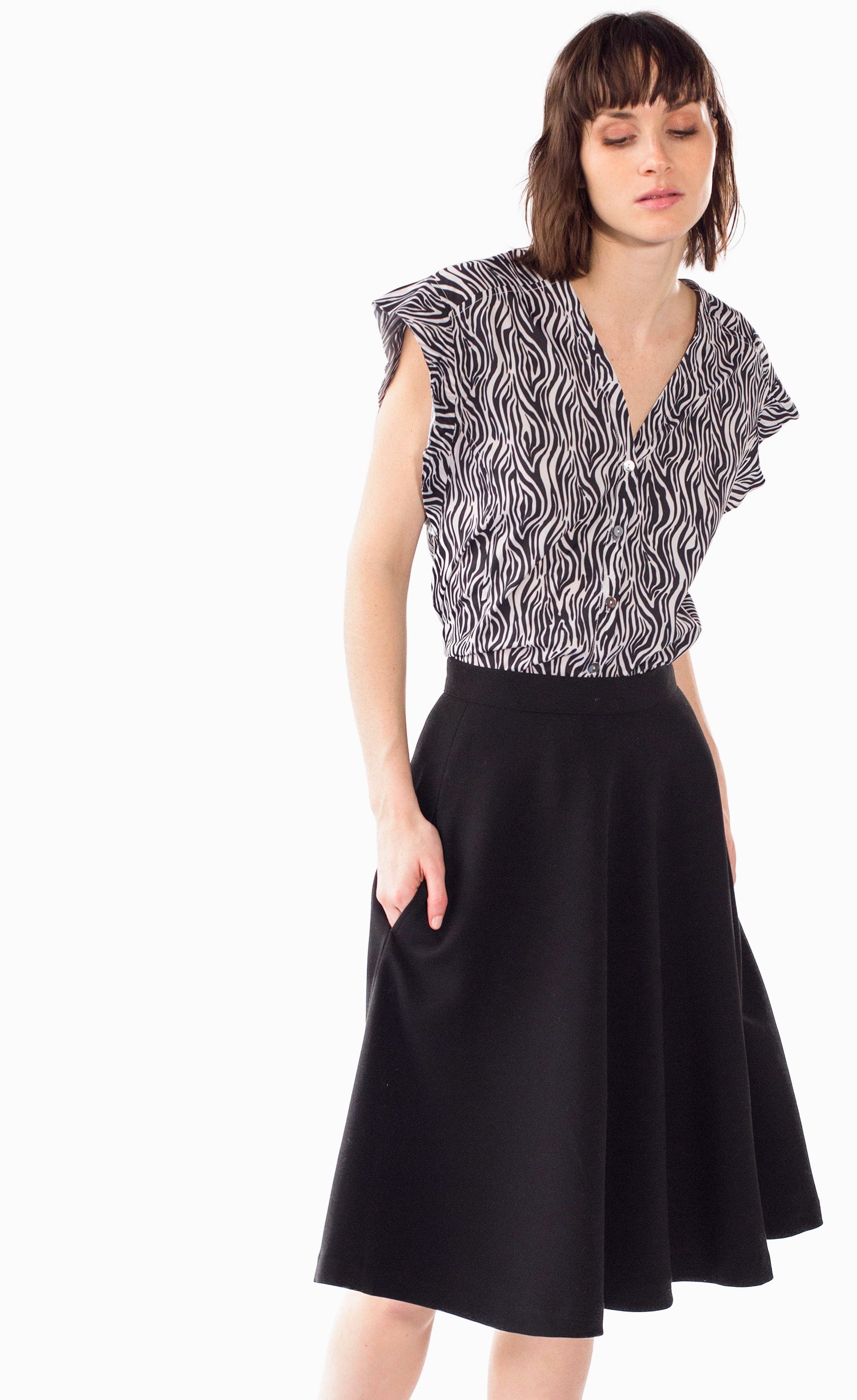Hotline Swing Skirt - Pink Martini Collection