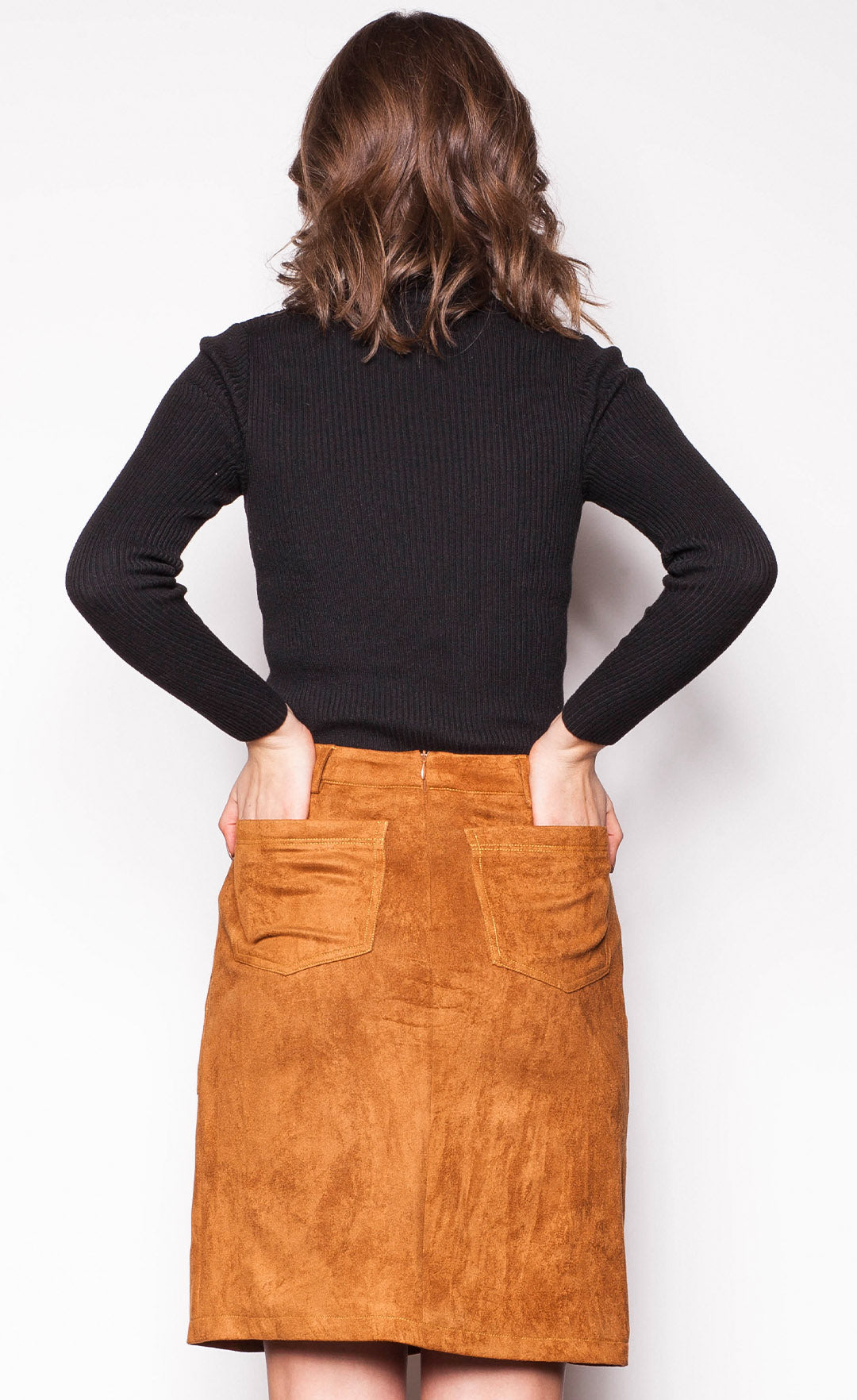 Suede Out Skirt - Pink Martini Collection