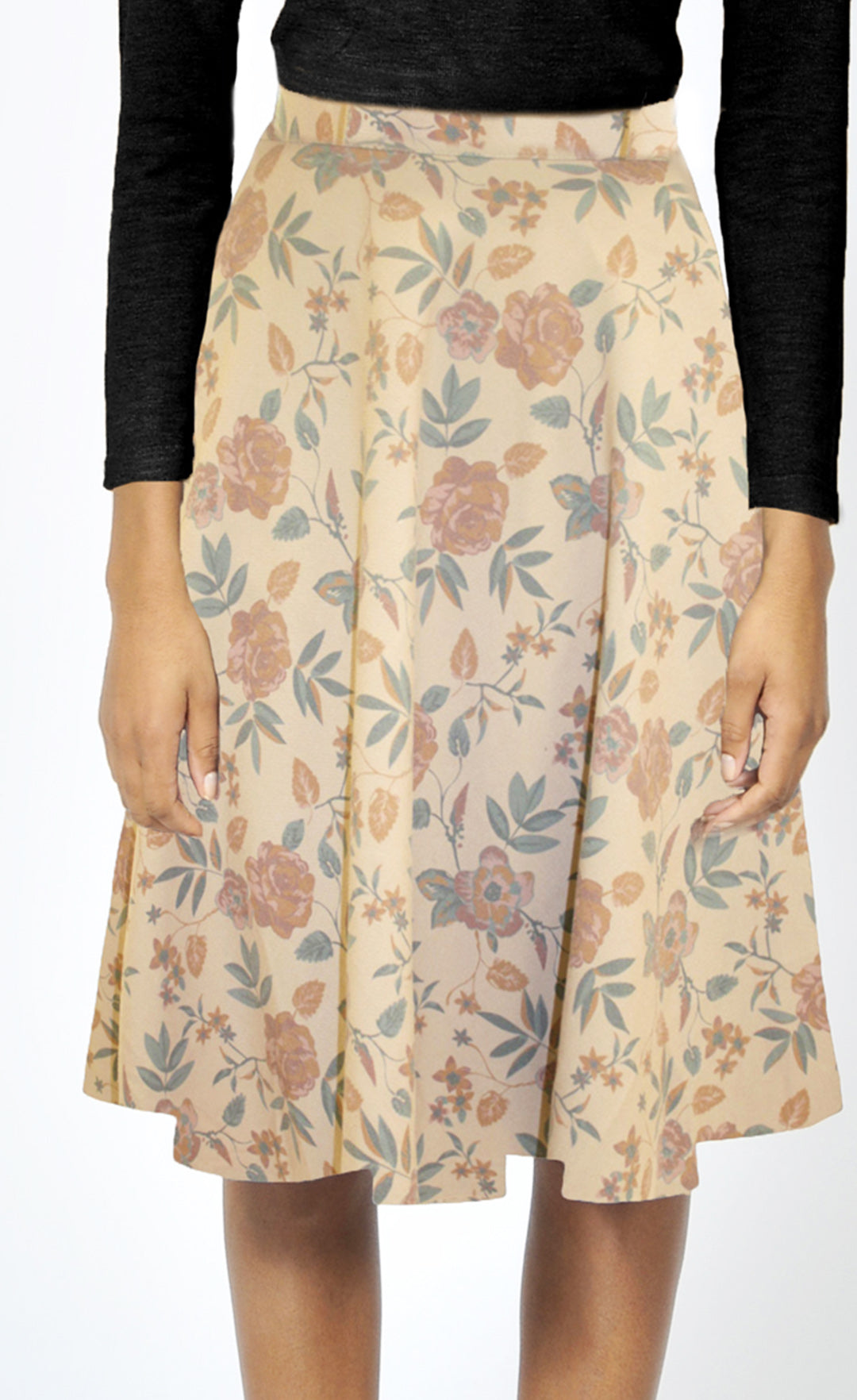 Tainted Roses Skirt - Pink Martini Collection