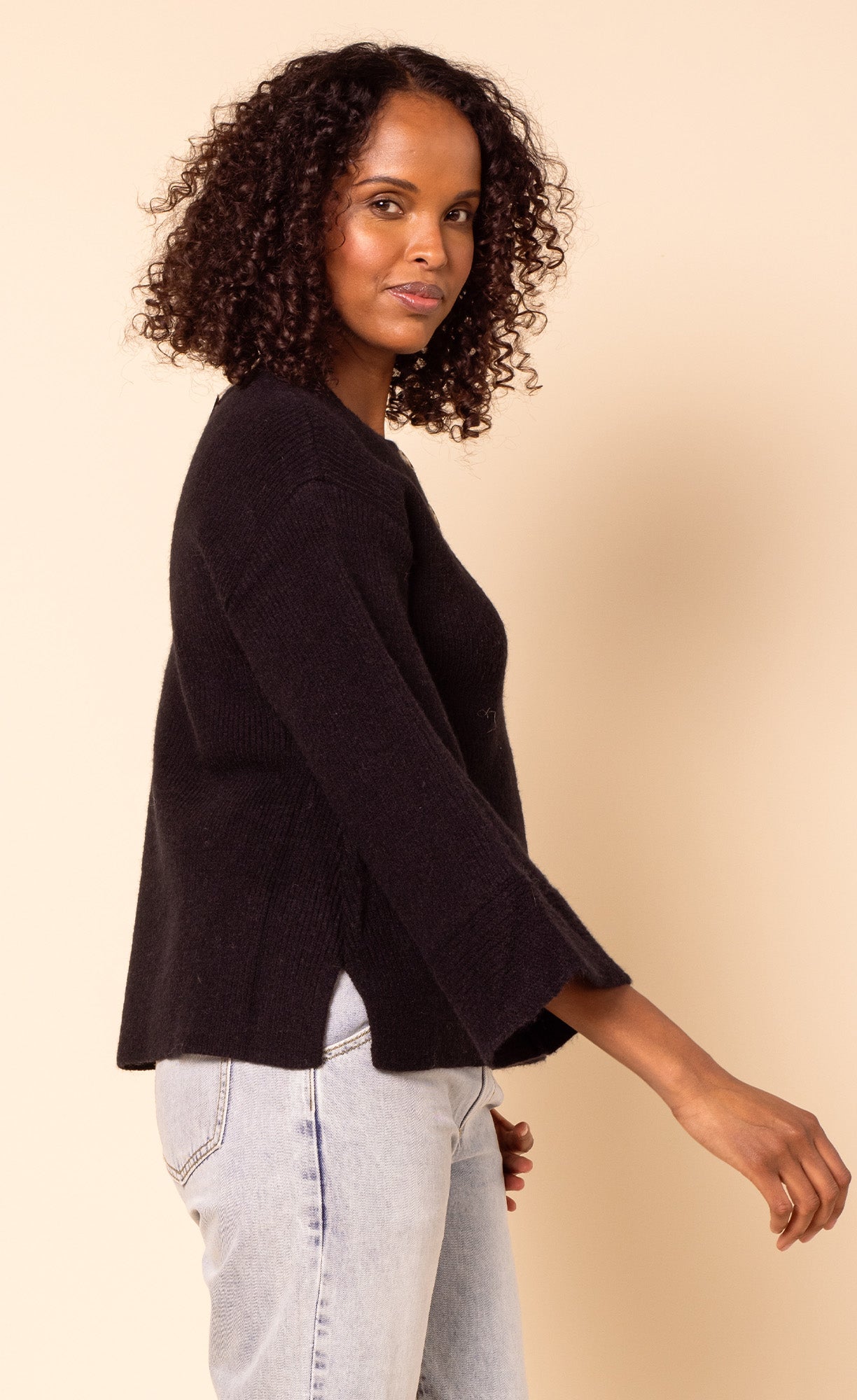 The Vikki Sweater Black - Pink Martini Collection