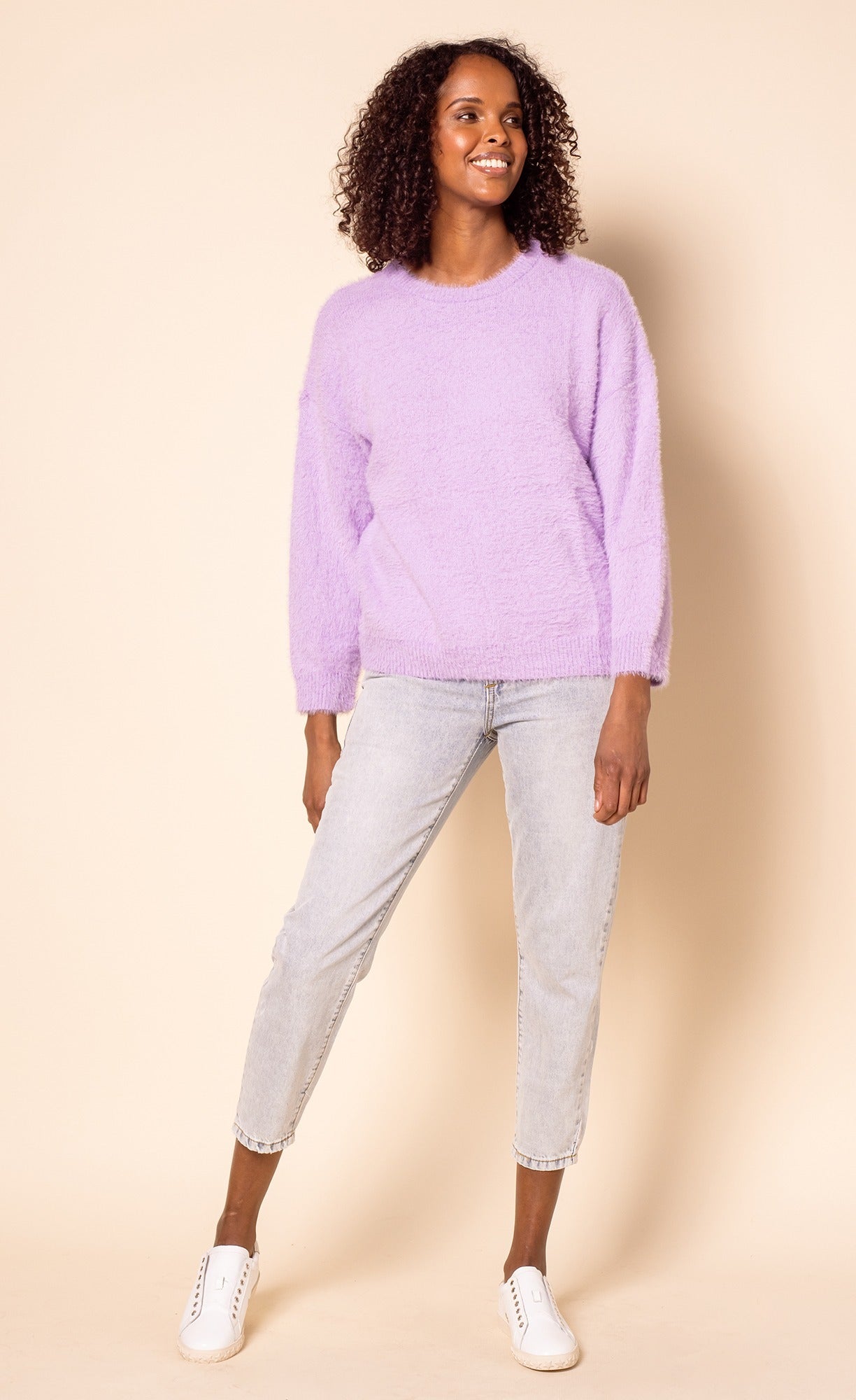 The Renee Sweater Lilac - Pink Martini Collection