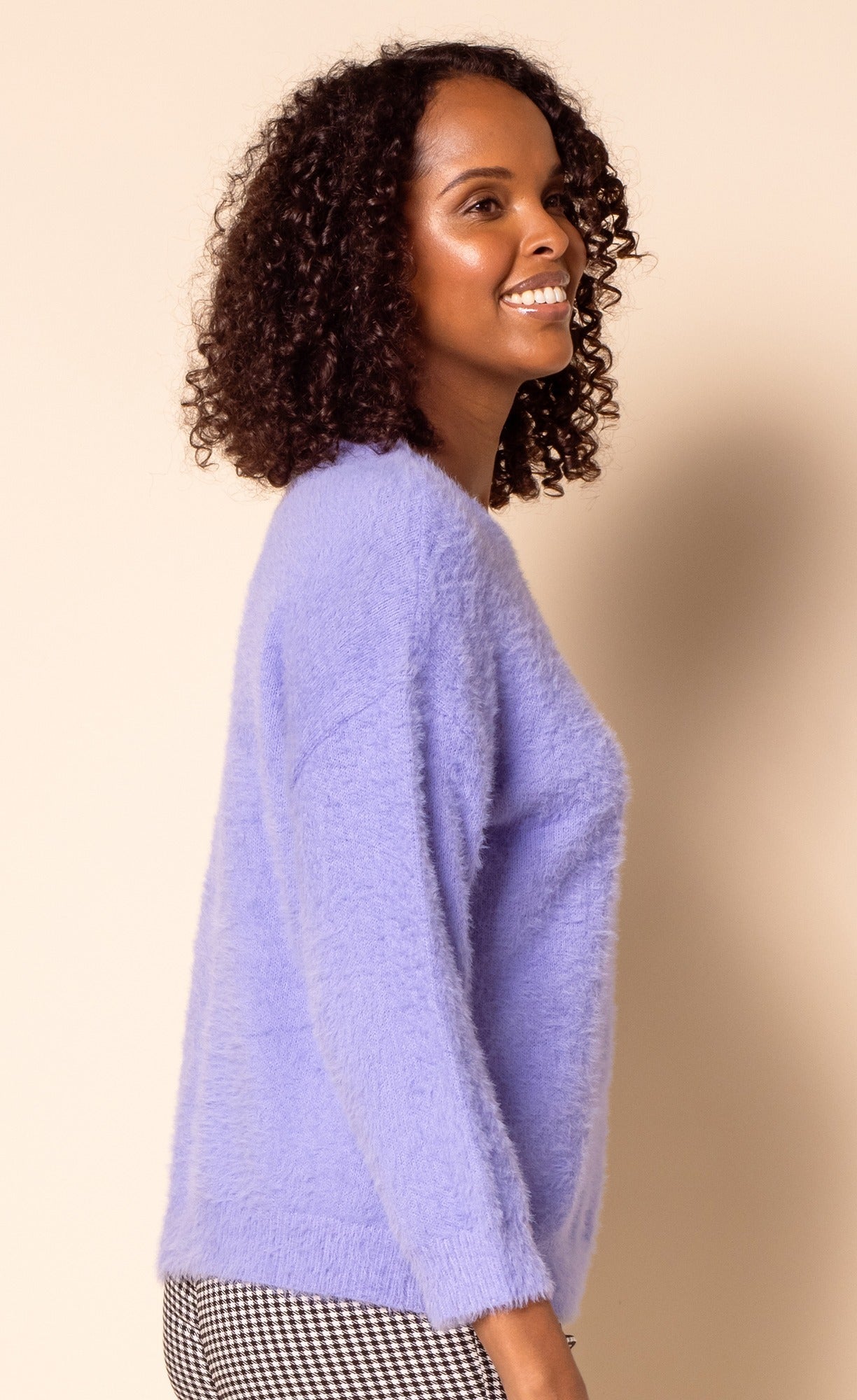 The Renee Sweater Purple - Pink Martini Collection