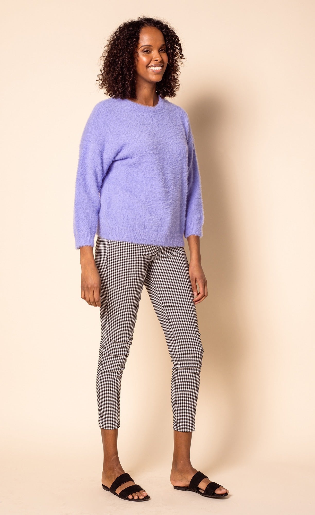 The Renee Sweater Purple - Pink Martini Collection