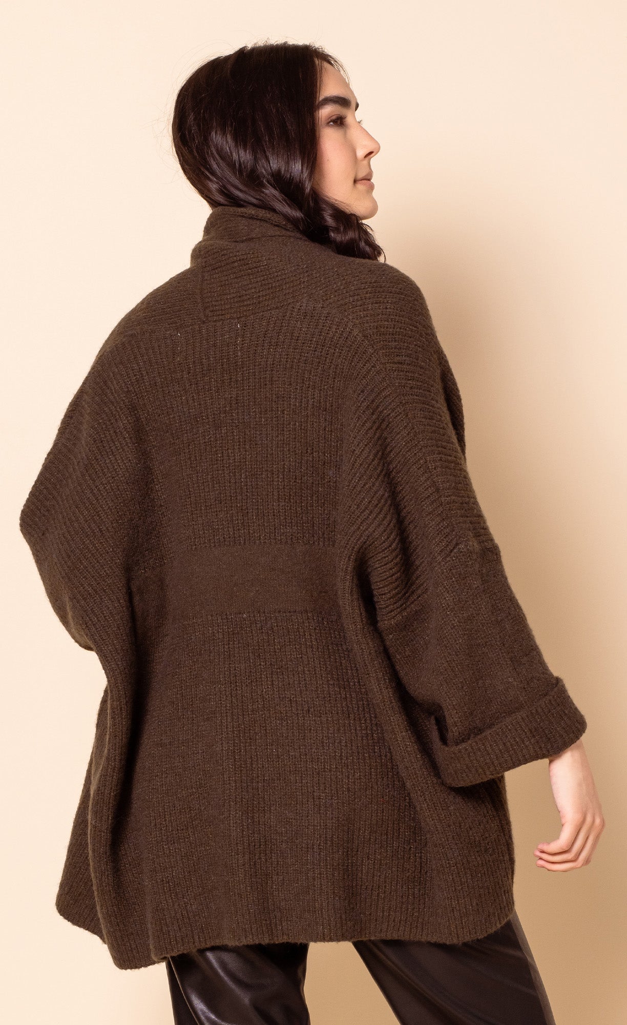 The Priya Sweater Dark Green - Pink Martini Collection