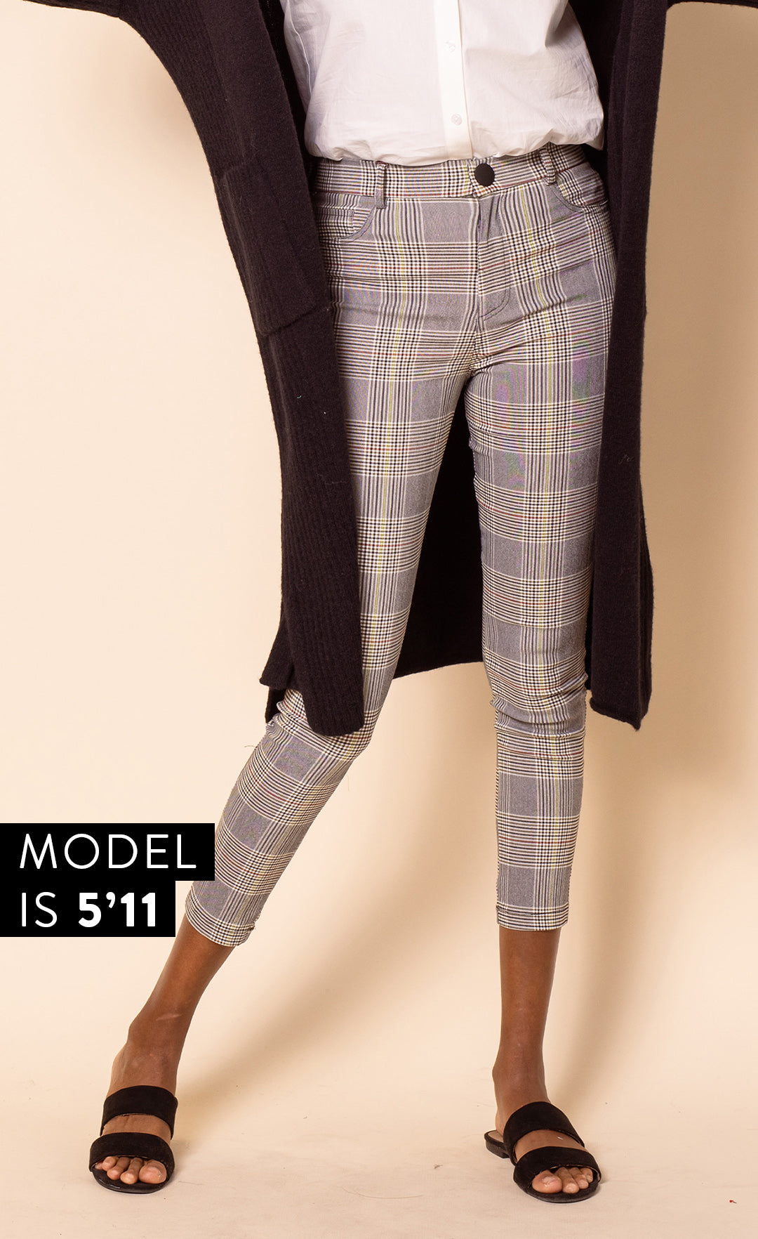 The Gemma Pants Grey - Pink Martini Collection