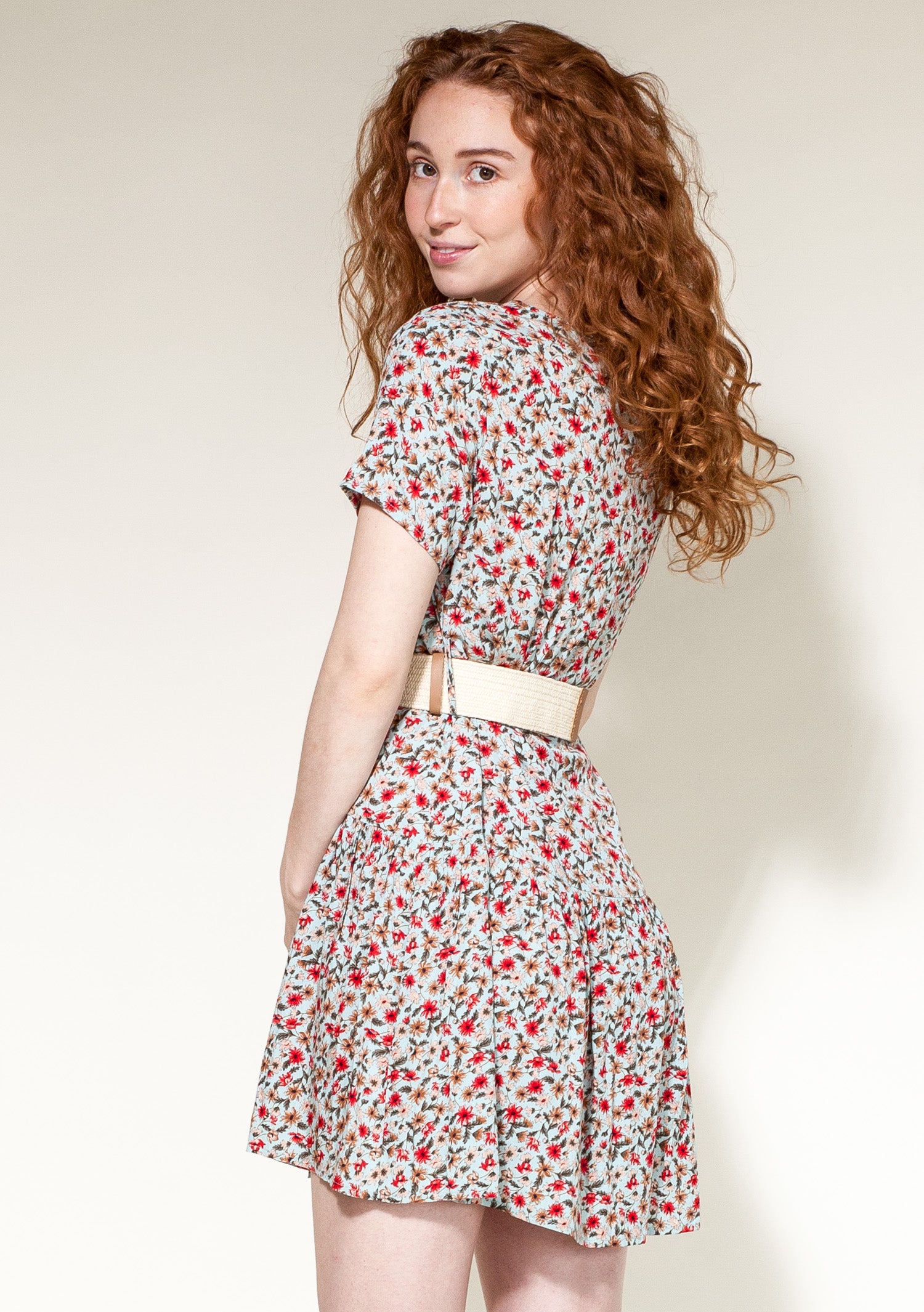 Aubrey Dress- Baby Blue - Pink Martini Collection