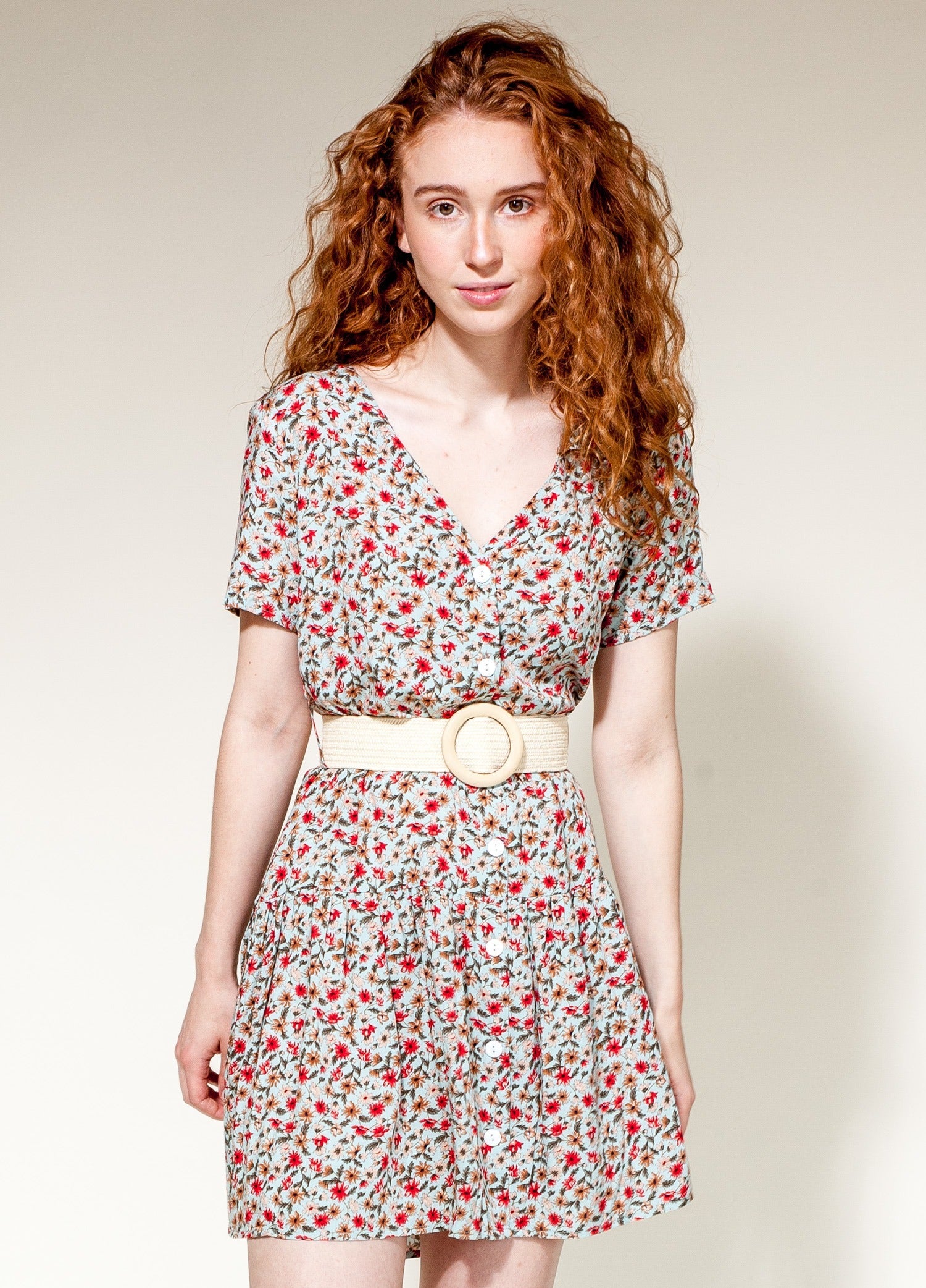 Aubrey Dress- Baby Blue - Pink Martini Collection