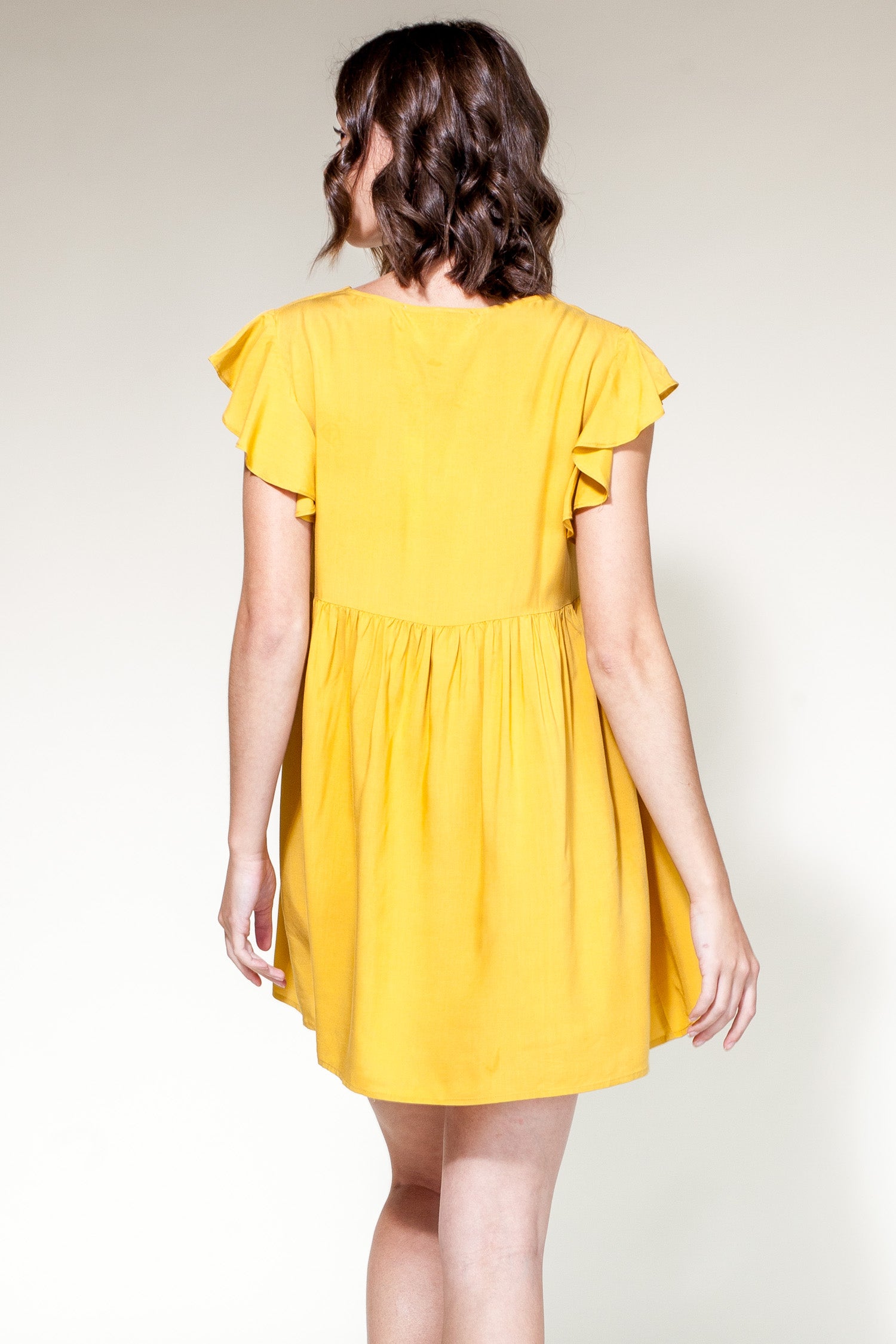 Claudia Dress Yellow - Pink Martini Collection