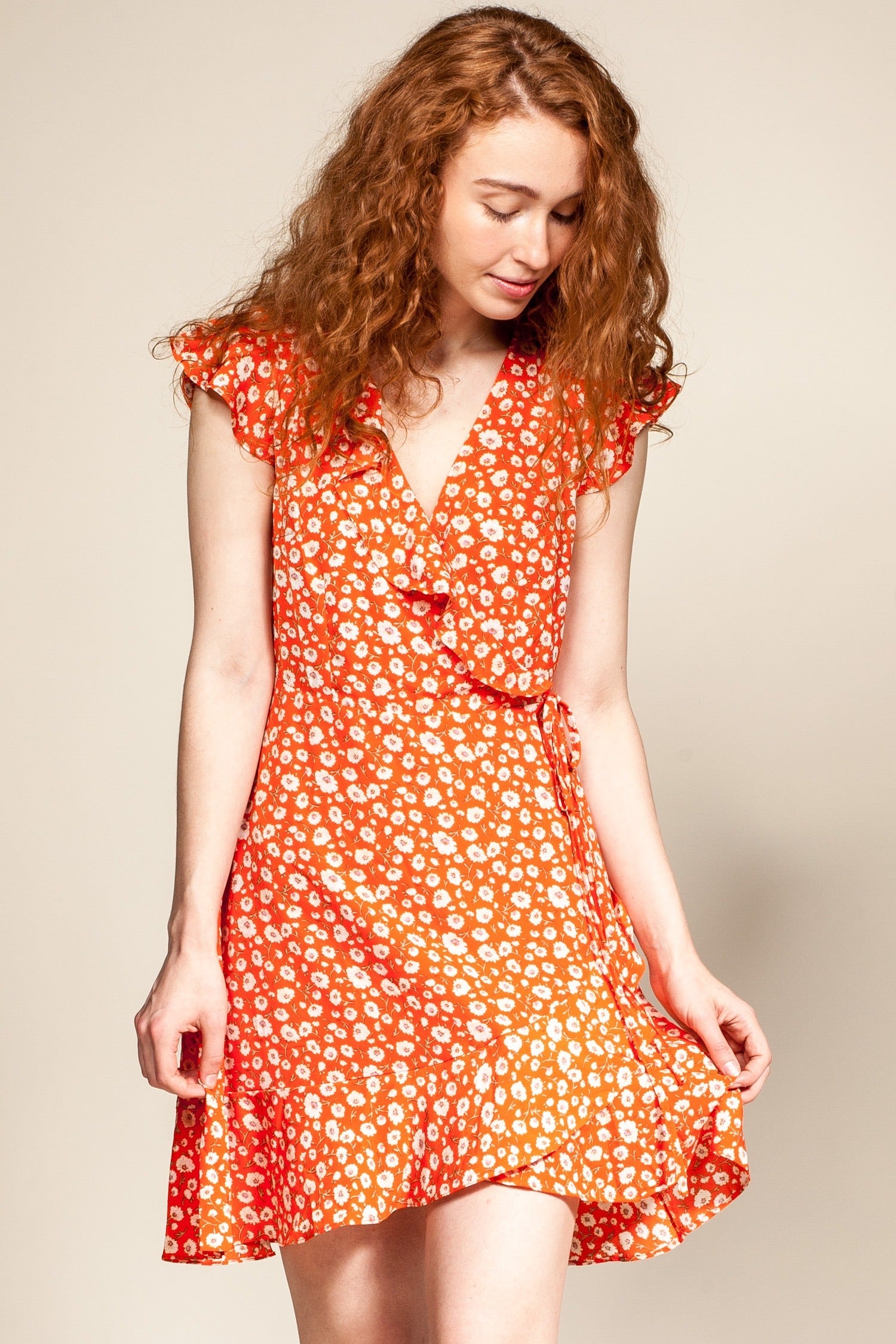 The Nova Dress Orange - Pink Martini Collection