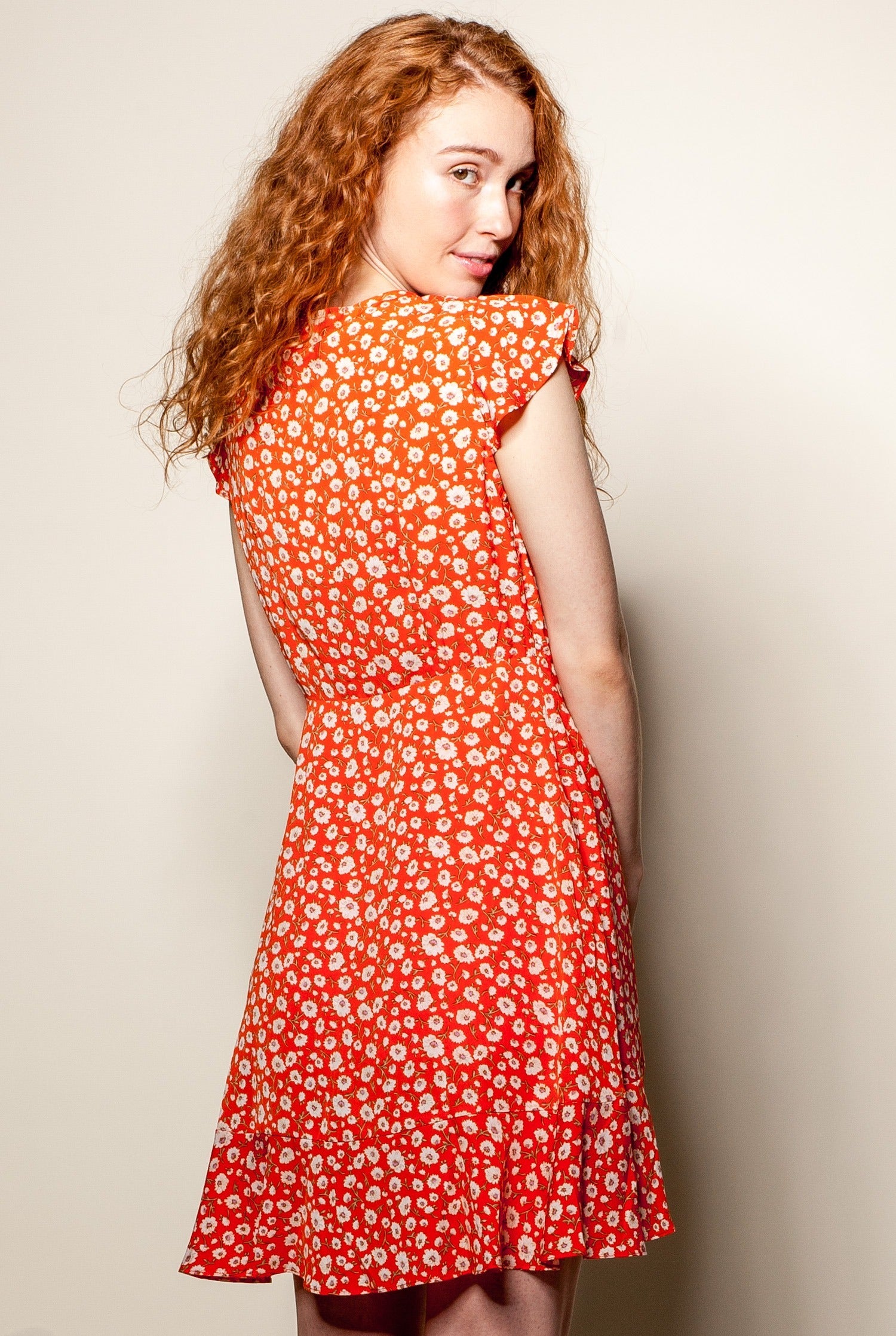 The Nova Dress Orange - Pink Martini Collection